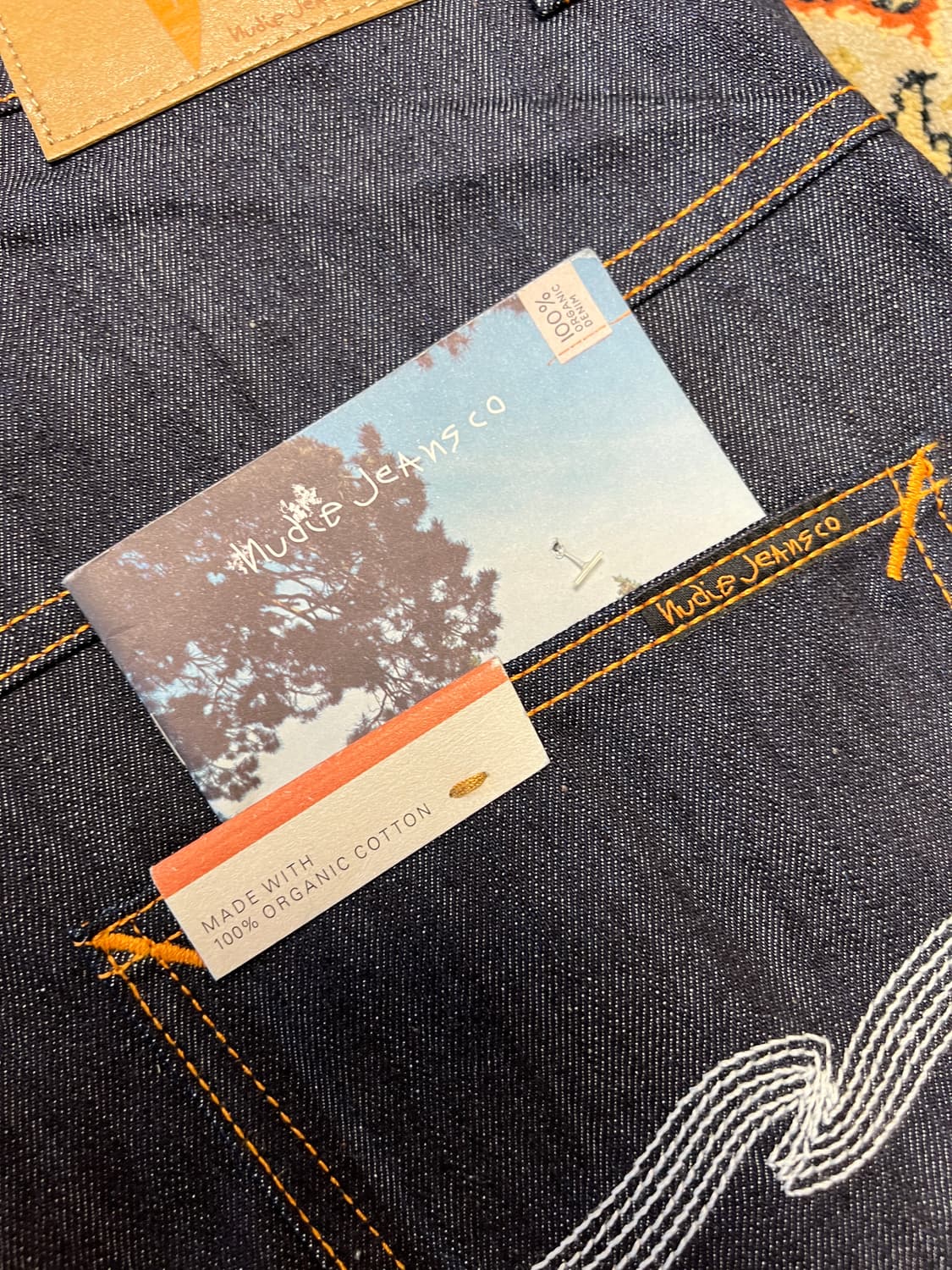 [34] NUDIE JEANS 씬핀 드라이 에크루 엠보 상품이미지7