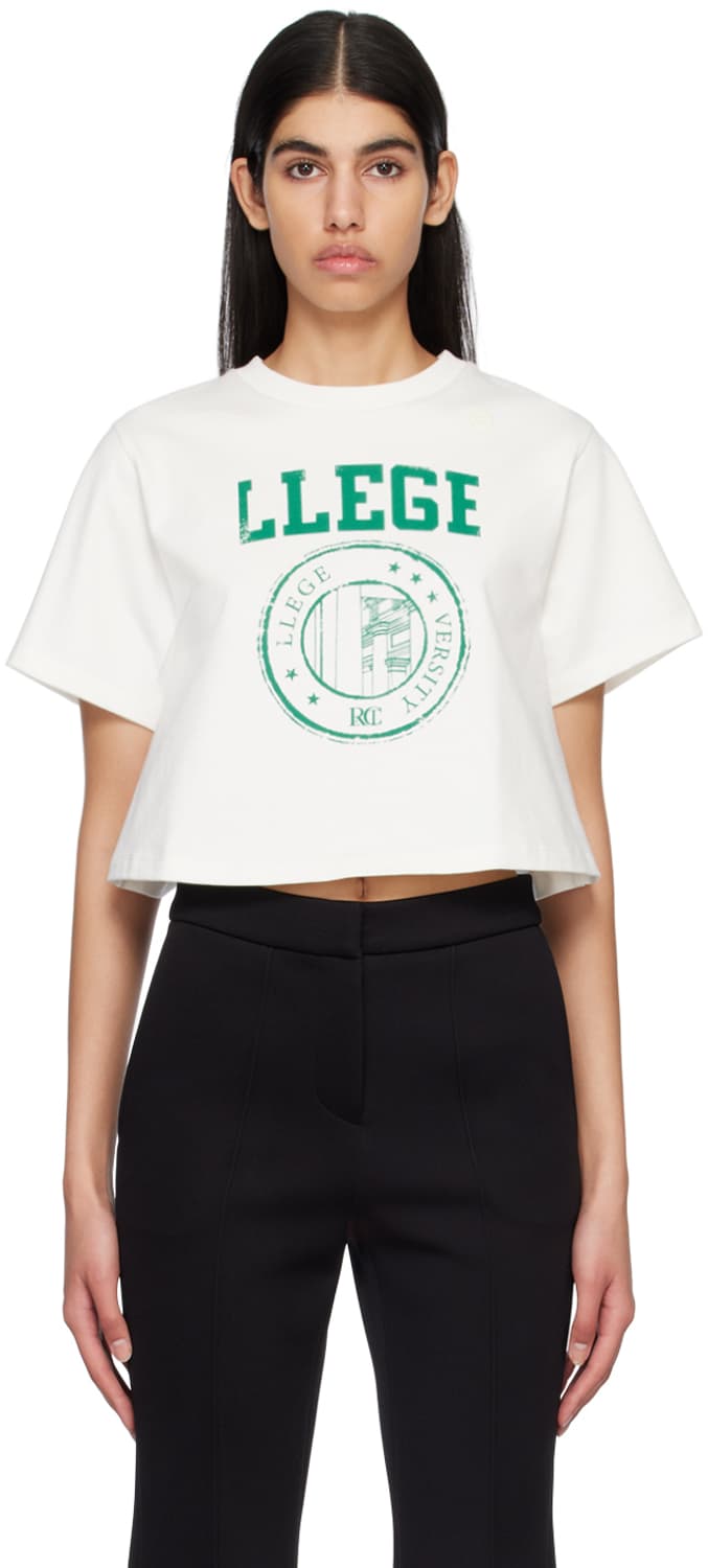 [F] 렉토 LLEGE 크롭 반팔티 상품이미지2