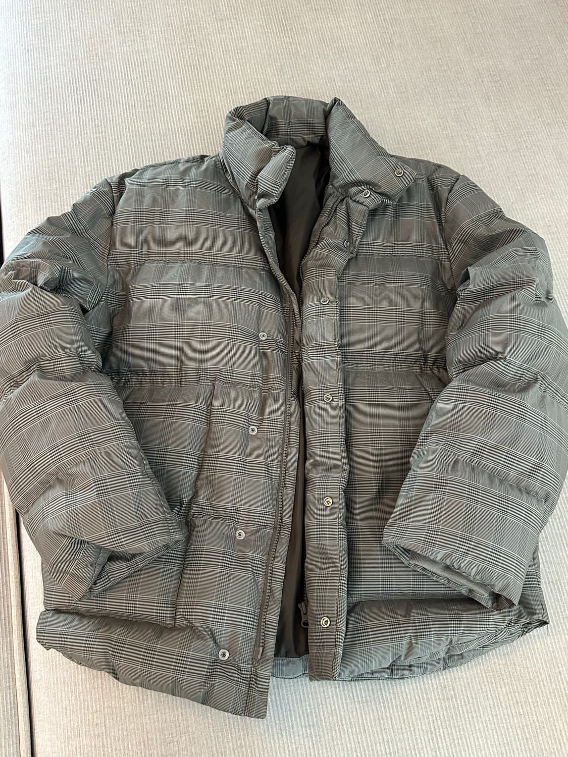 새상품) 8세컨즈 체크패딩 / 100 상품이미지3