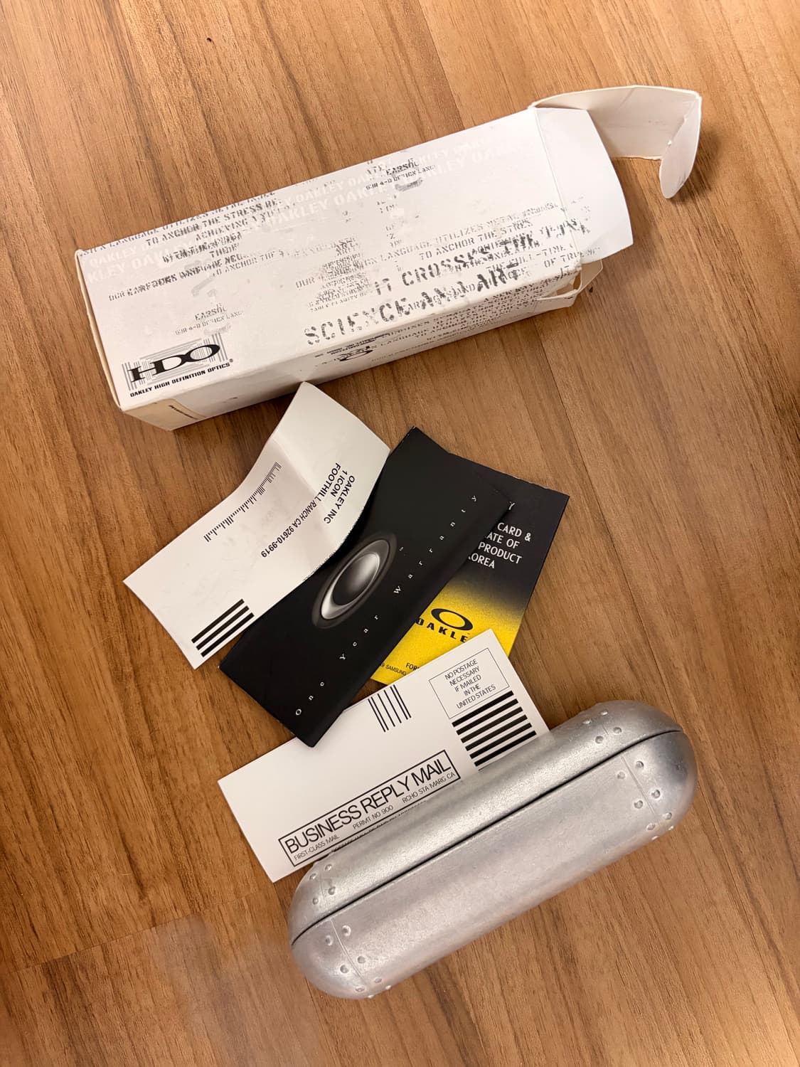 오클리 선글라스 92년출시 E Wire 1.0 미사용 상품이미지5