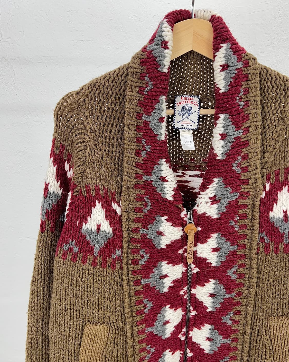 디젤 도밍고 레글런 니티드 코위찬 가디건 상품이미지2