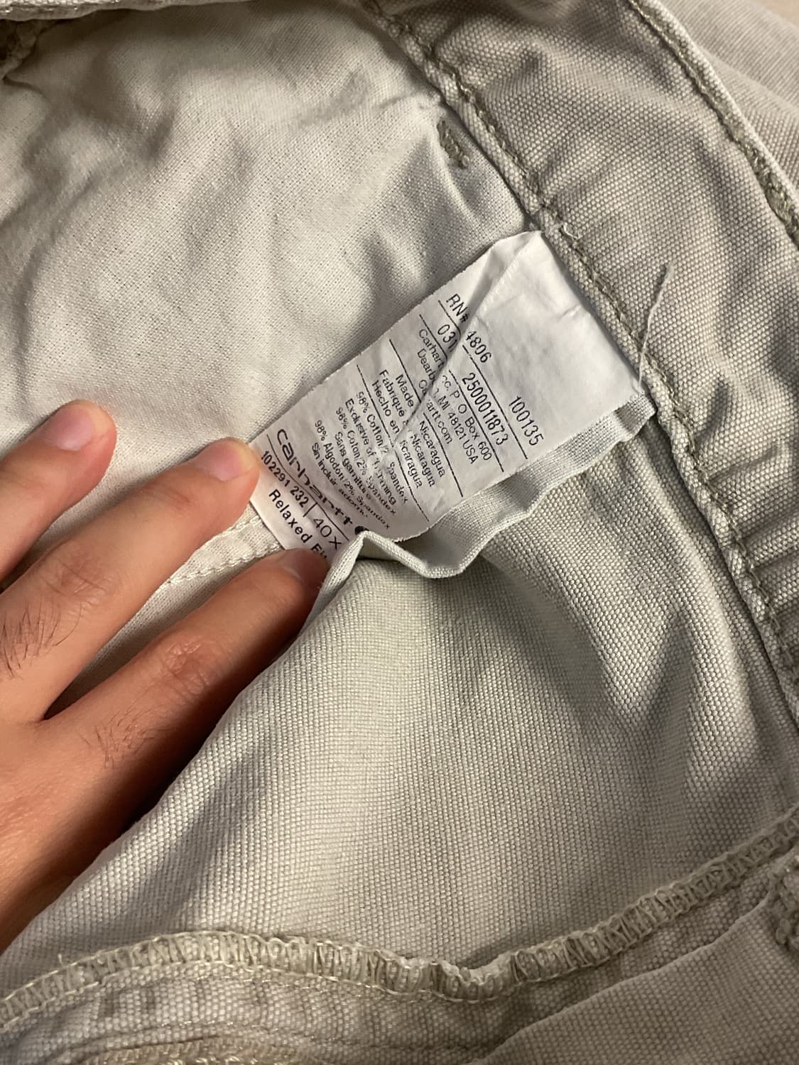 Carhartt work pants 상품이미지7