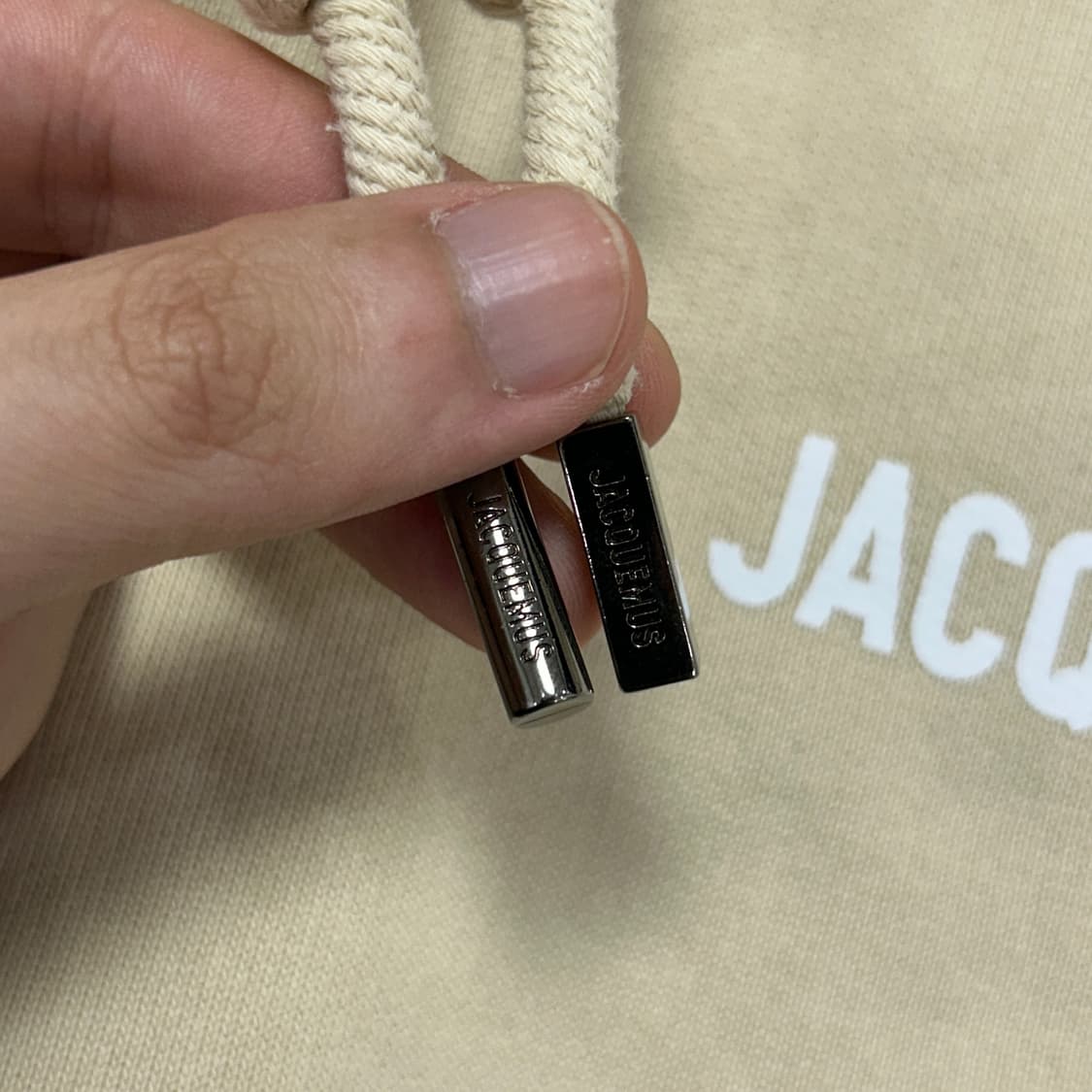 자크뮈스 스펠아웃 베이지 후드(XS) 상품이미지5