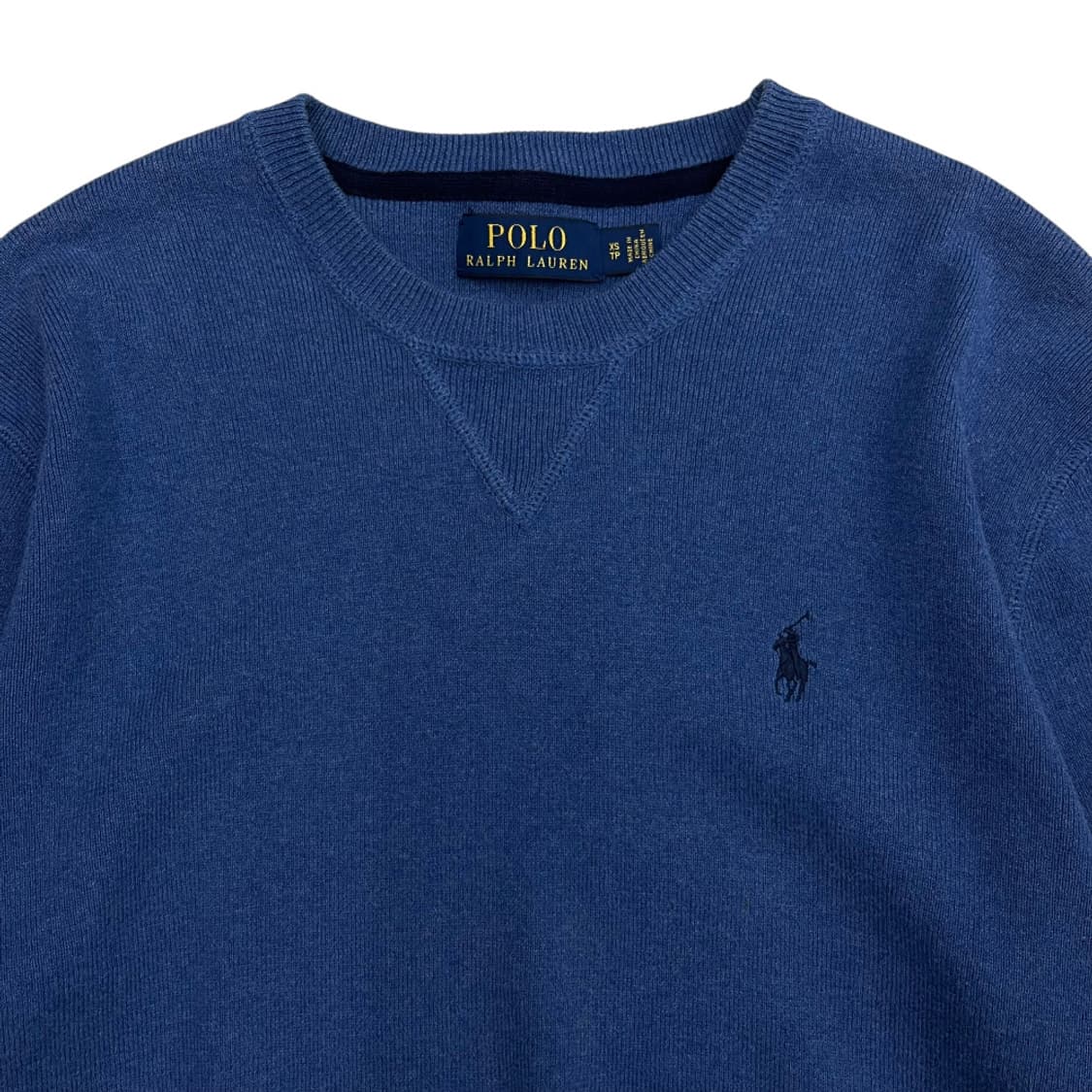 폴로 랄프로렌 네이비포니 블루 니트 XS 상품이미지5