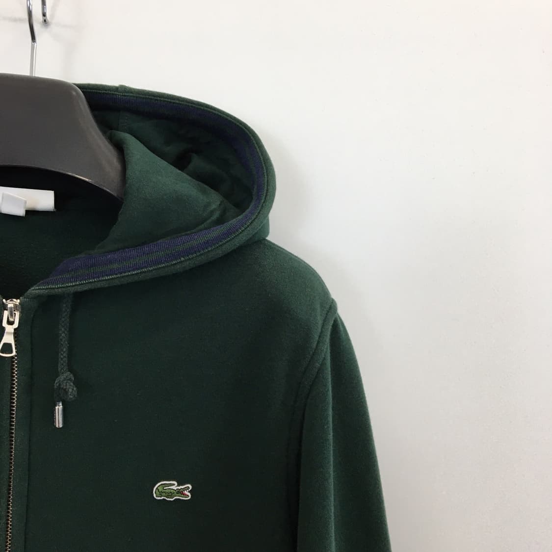 라코스테 패치로고 가먼트 스웻후드집업 100  상품이미지2