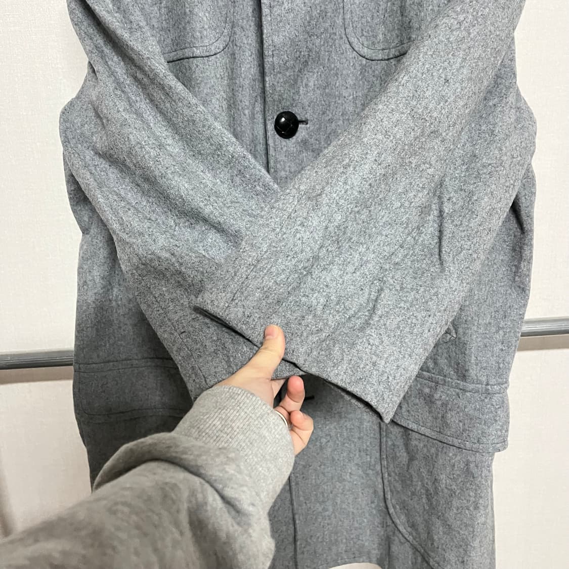 펜들턴 울 코트 그레이 46 상품이미지6