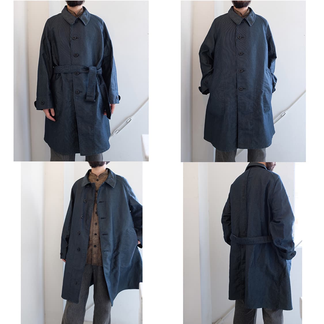 Outil 우티 아비뇽 블랙 인디고 코트 3(105사이즈) 상품이미지3