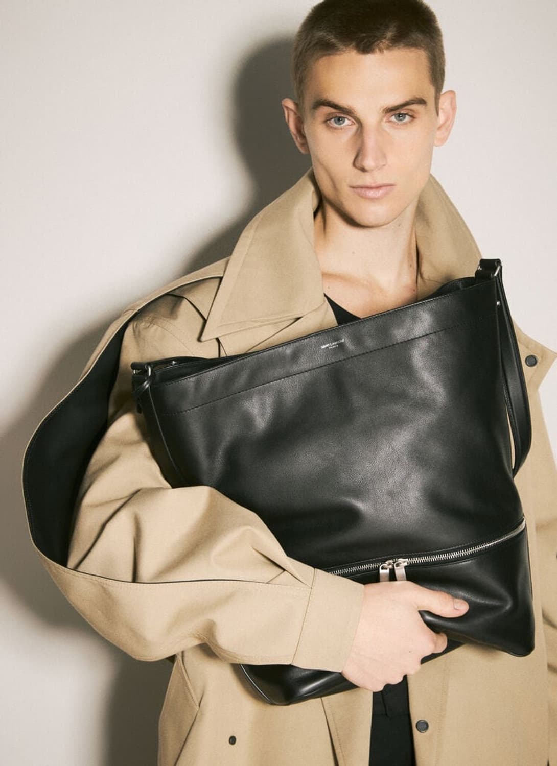 생로랑 레더 호보 토트 백 새상품 상품이미지2