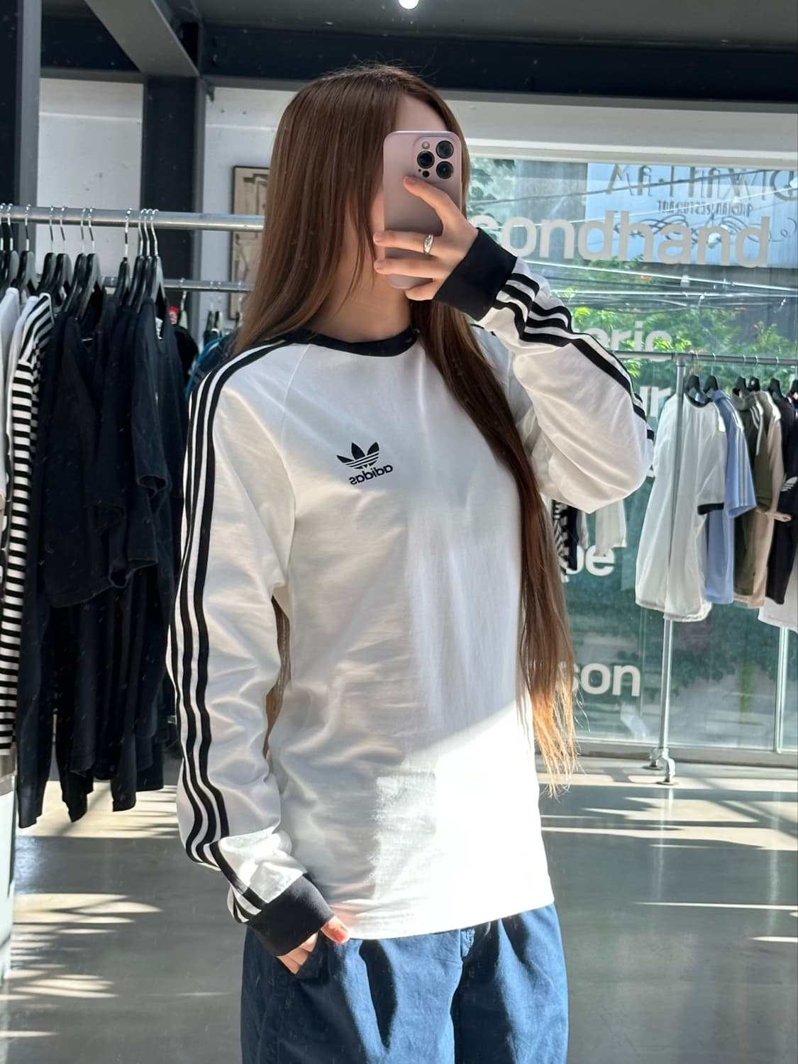 아디다스 트레포일 3S 롱슬리브 상품이미지2