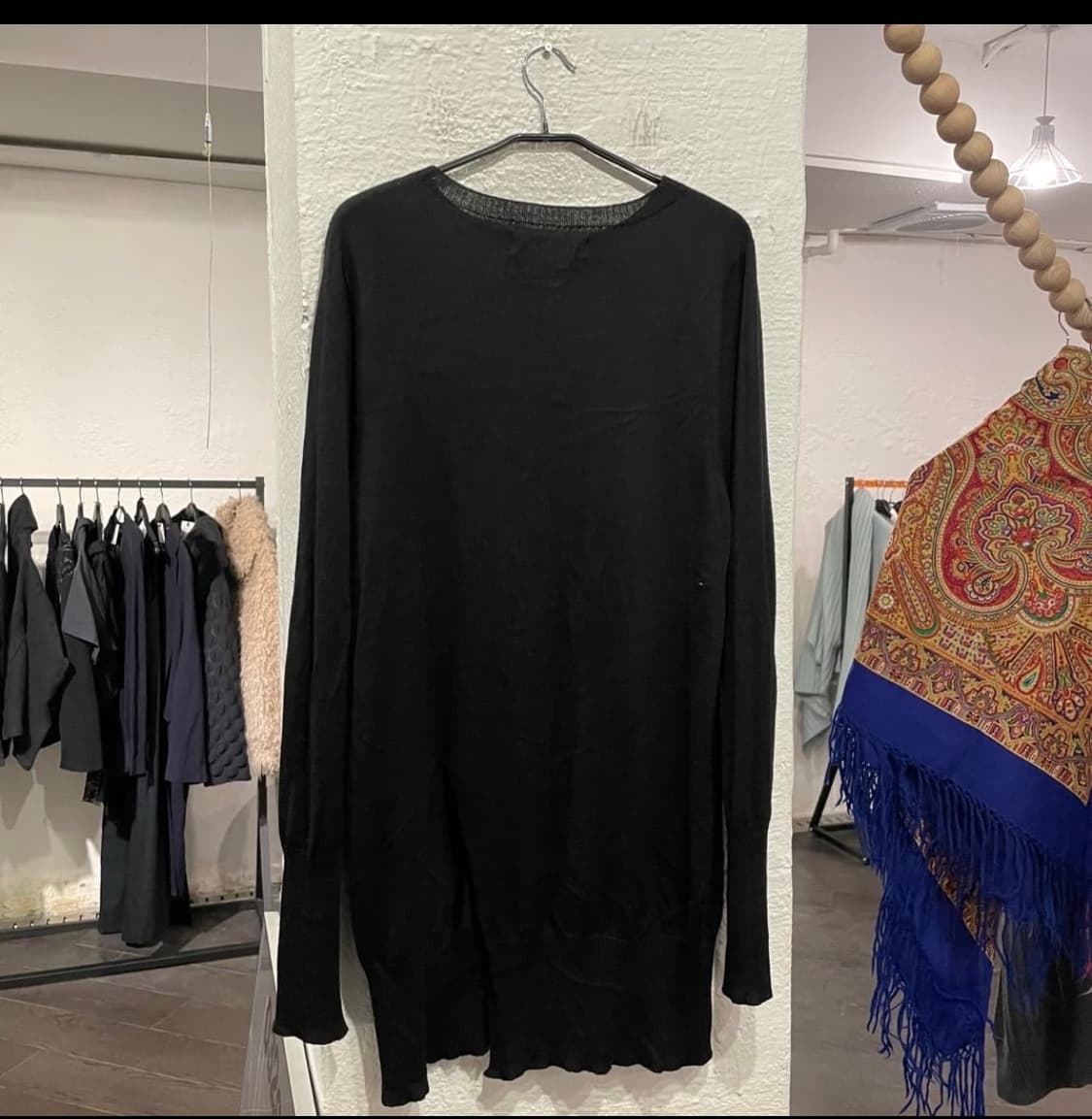 요지 야마모토 컷아웃 니트 상품이미지3