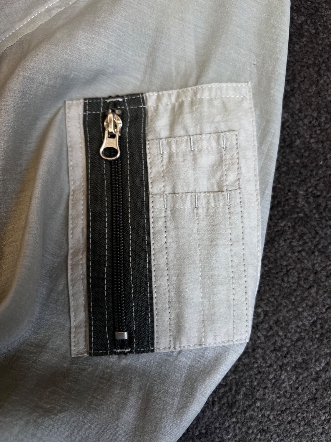 노우웨이브 유니섹스 오간자 봄버 자켓 M 상품이미지3