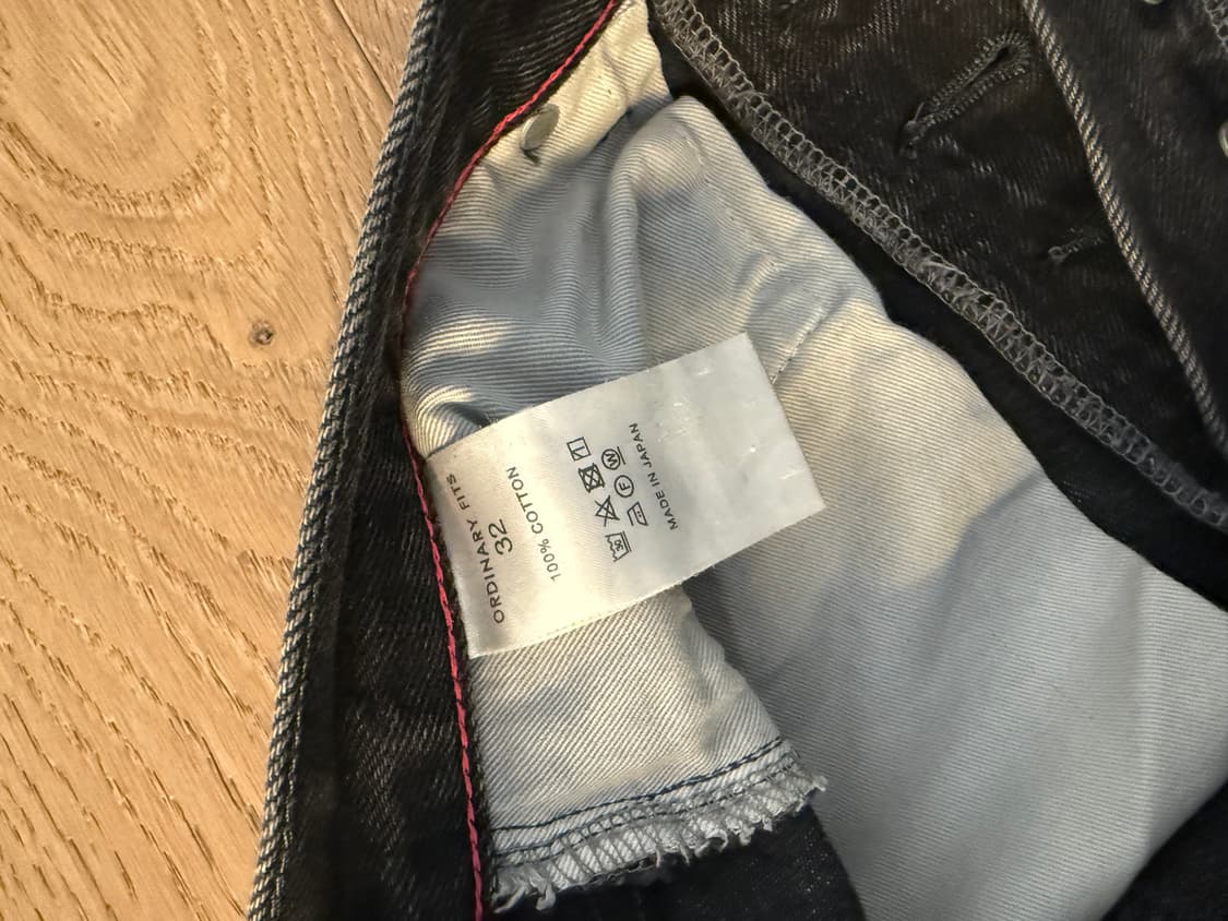 오디너리 핏츠 블랙 워시드 데님 32 상품이미지3