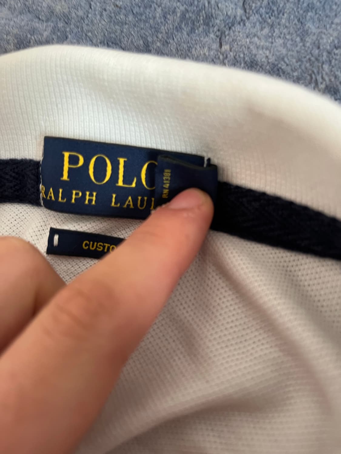 폴로 S 빅포니 카라 롱슬리브 화이트 판매합니다 상품이미지7