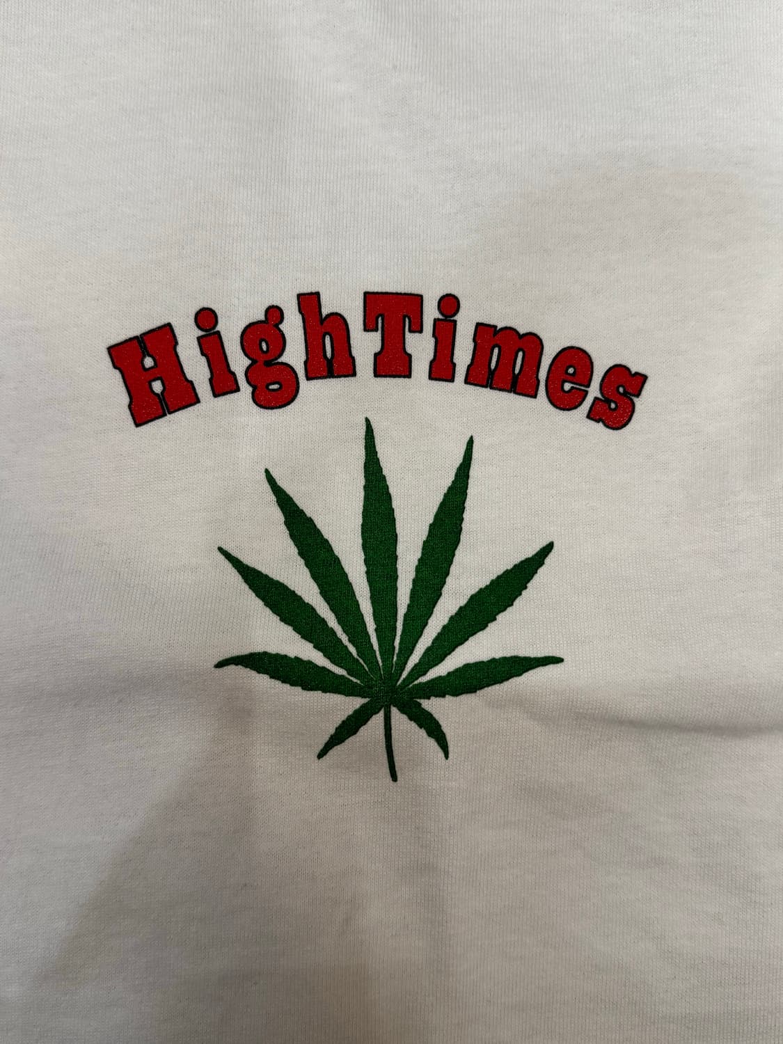 [XL] 와코마리아 x 하이타임즈 헤비웨잇 롱슬리브 화이트 상품이미지3