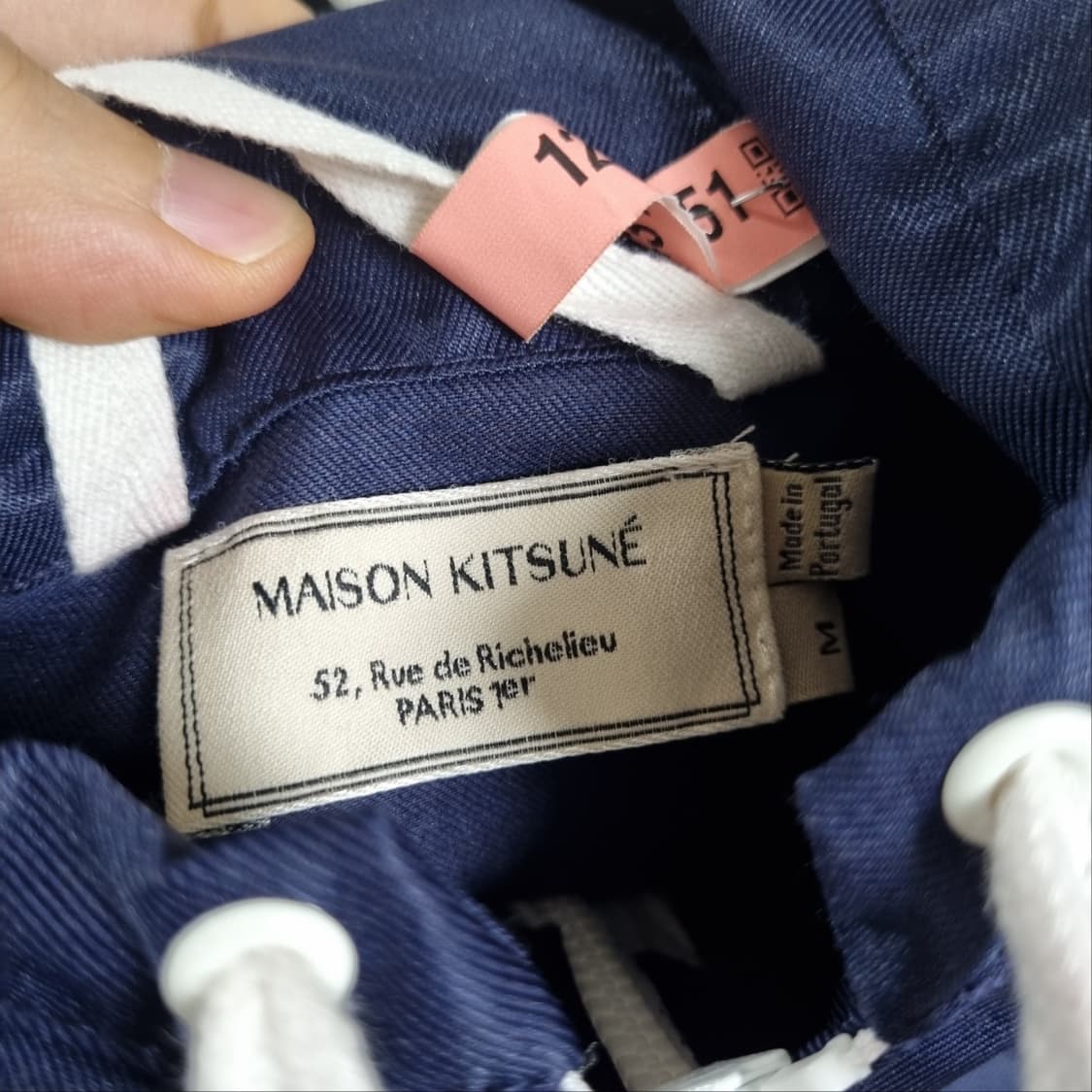 메종키츠네 국뽕 태극여우 바람막이 M 네이비 상품이미지5