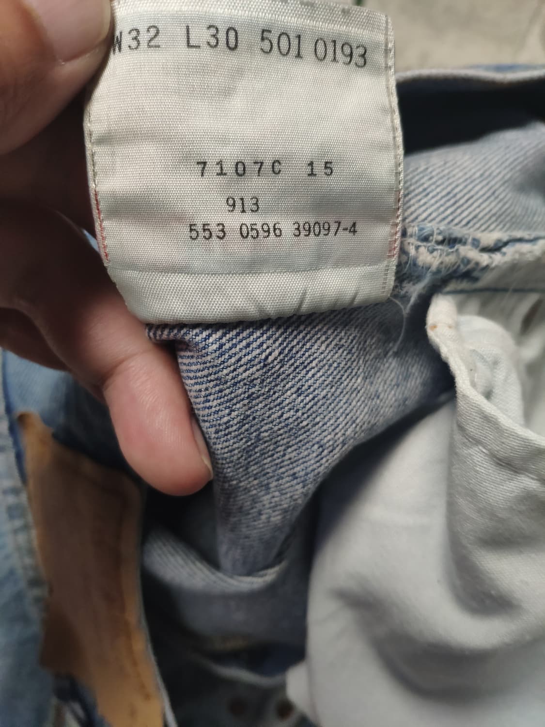 90s levis 501 made in USA 상품이미지7