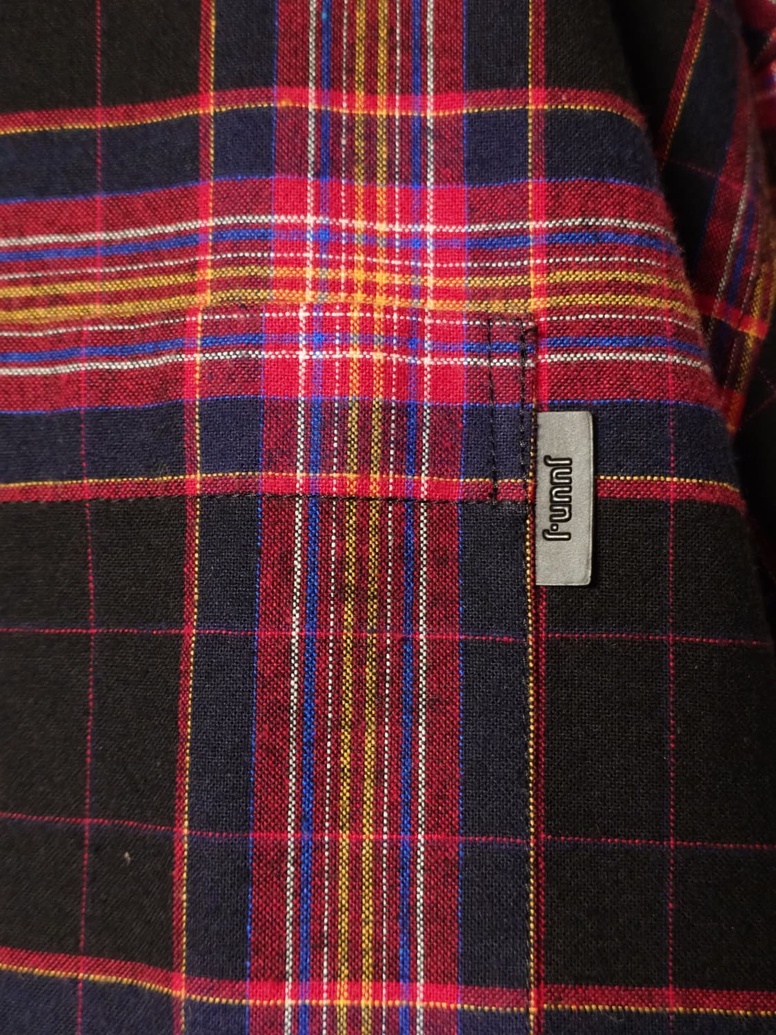 [48] 준지 23FW 플란넬 루미핏 레드 체크 셔츠 상품이미지4