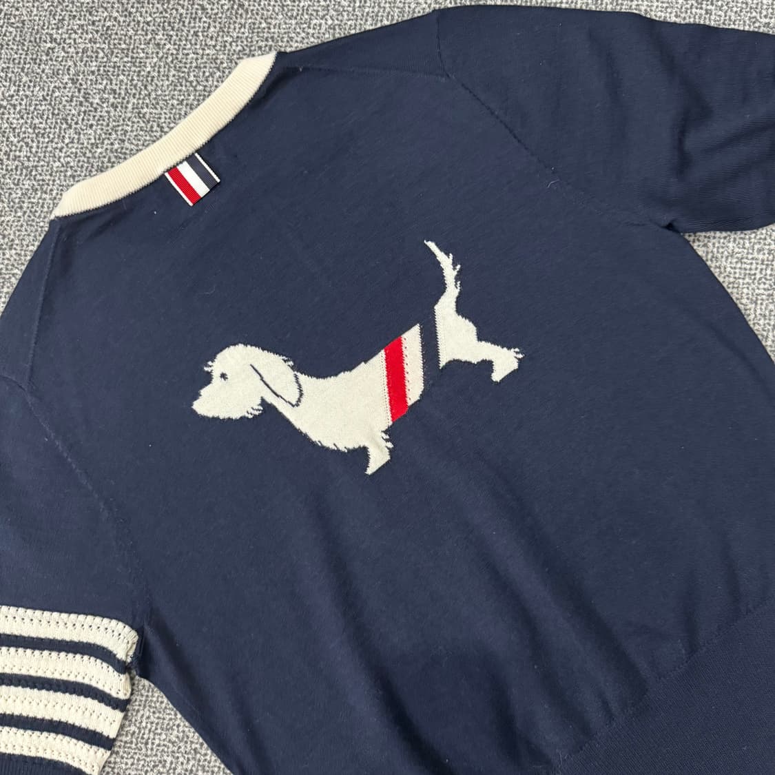 톰 브라운 4바 헥터 반팔 니트 상품이미지7