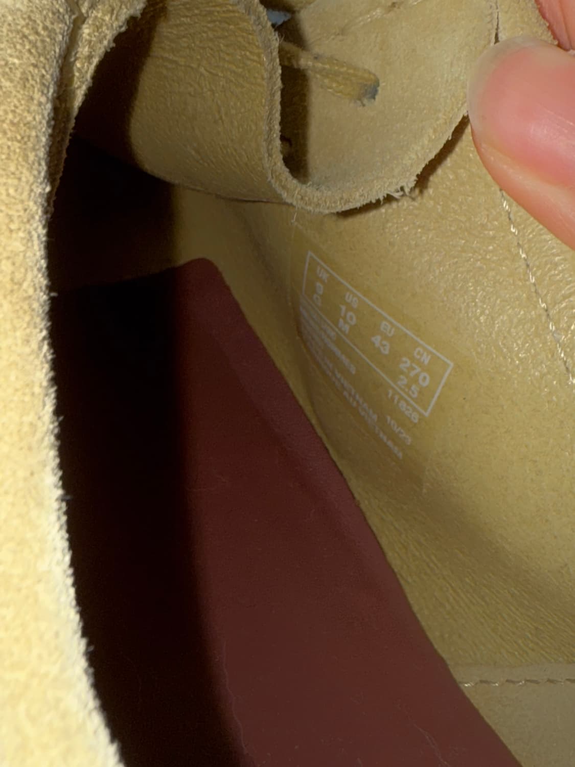 클락스 왈라비 메이플 스웨이드 상품이미지6