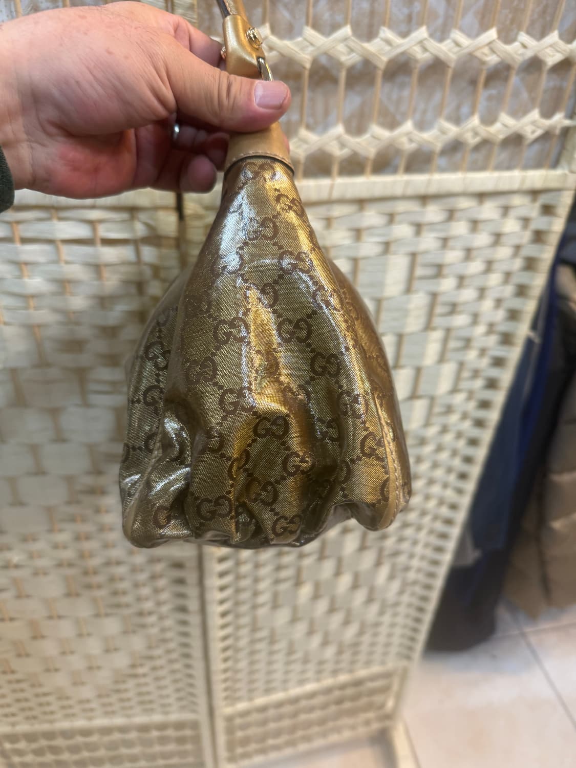 정품 구찌 D링 호보백 팝니다 상품이미지5