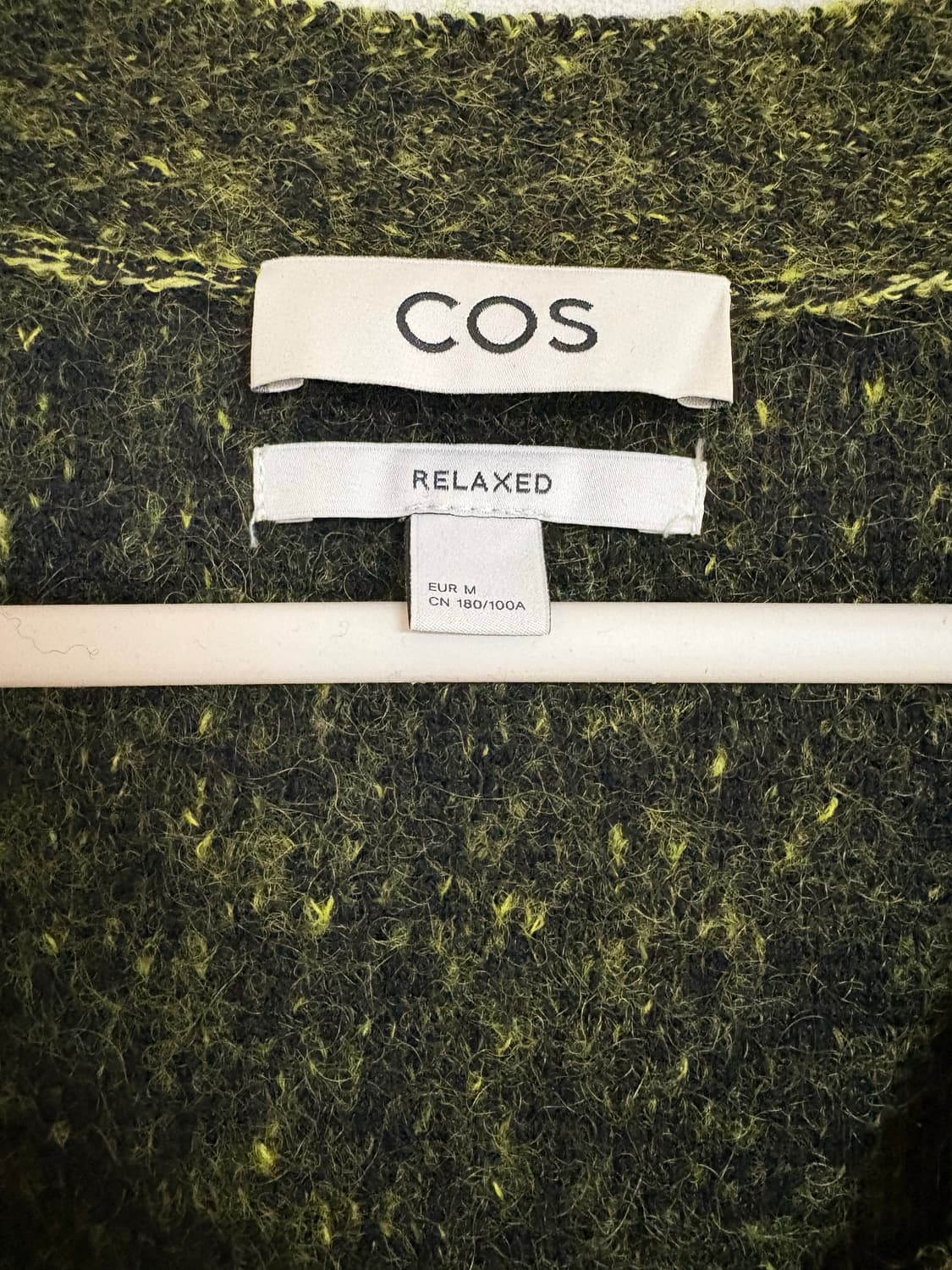 COS 울 모헤어 나일론 칼라블록 가디건 상품이미지3