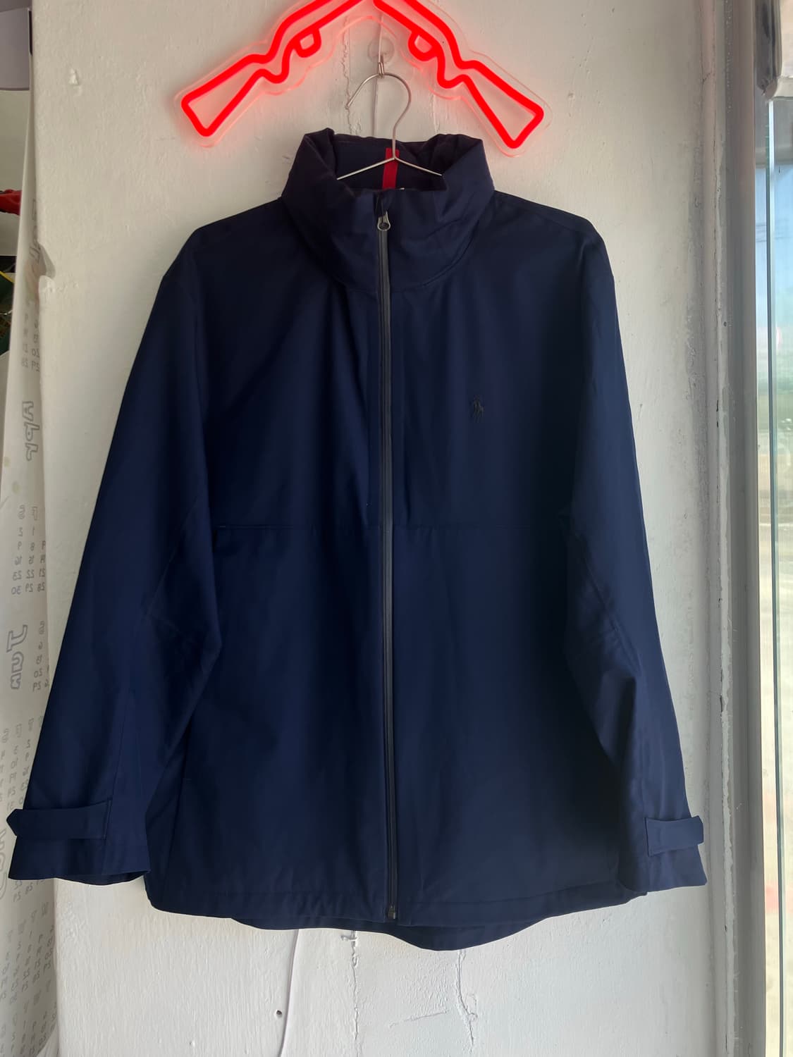 폴로 랄프로렌 네이비 바람막이 자켓 M 상품이미지1