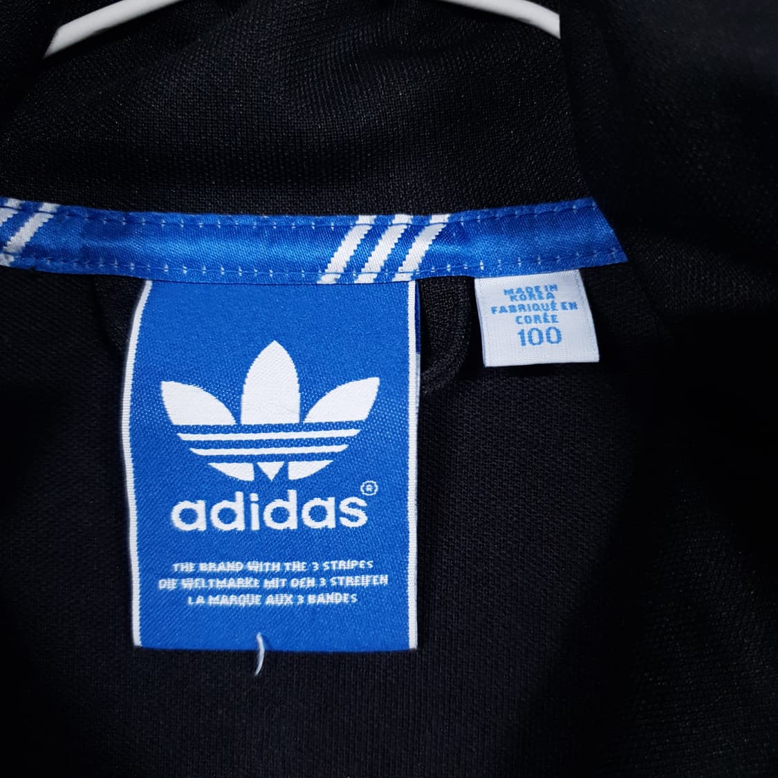 아디다스 유로파 파이어버드 트랙탑 져지 자켓 검흰 블랙 어항 희귀 100 상품이미지5