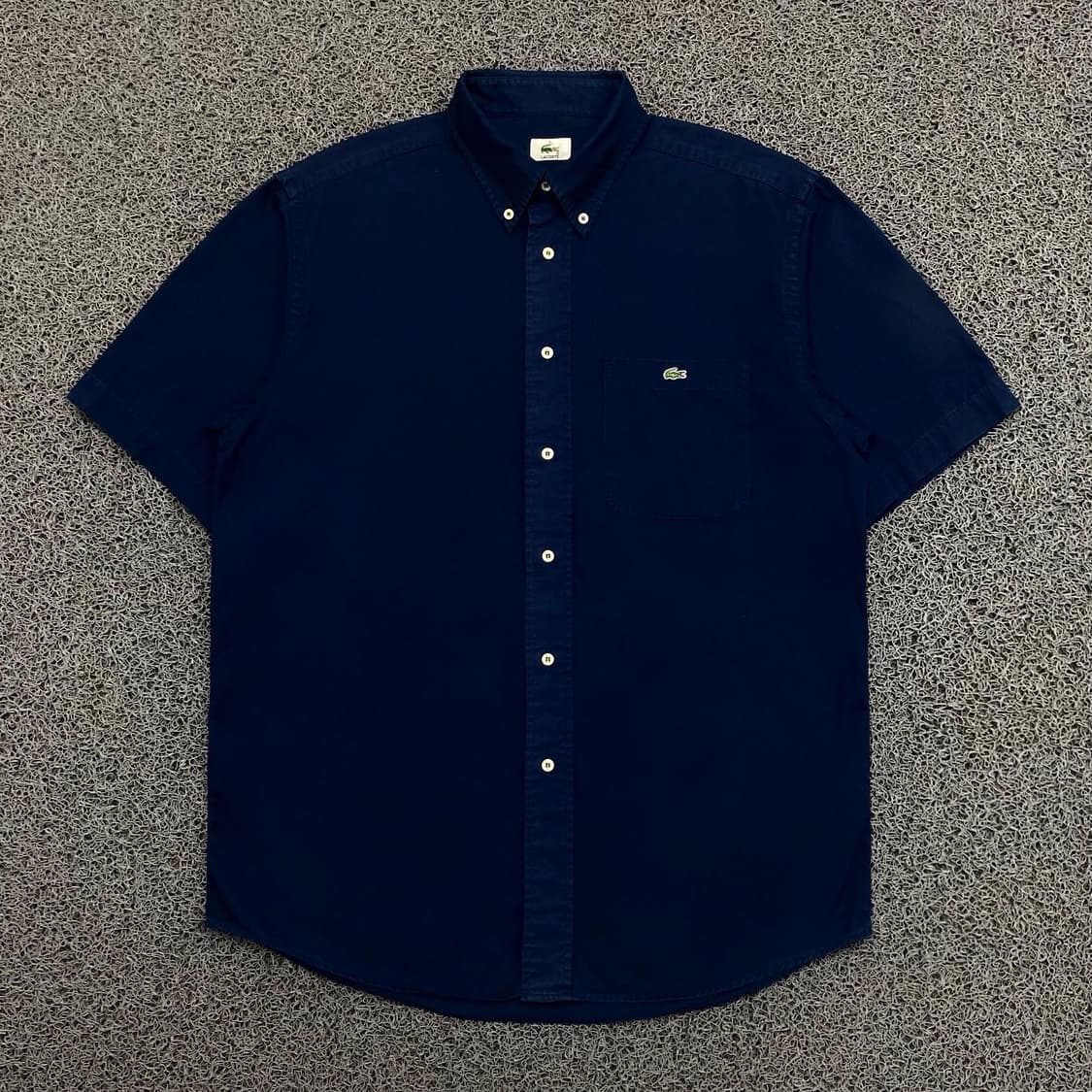 Lacoste 로고 네이비 반팔셔츠 상품이미지1