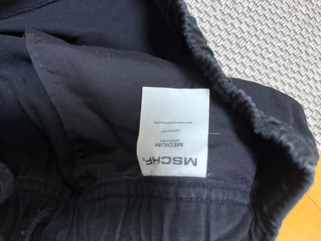 미스치프 드로우 스트링 팬츠 블랙 M 상품이미지8