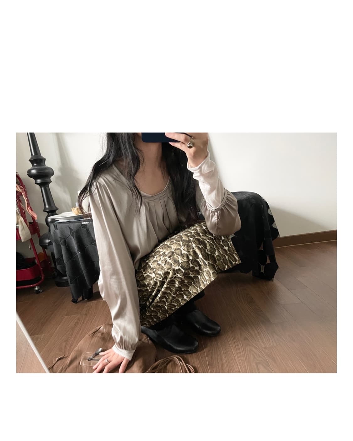 silk pullover blouse 상품이미지5