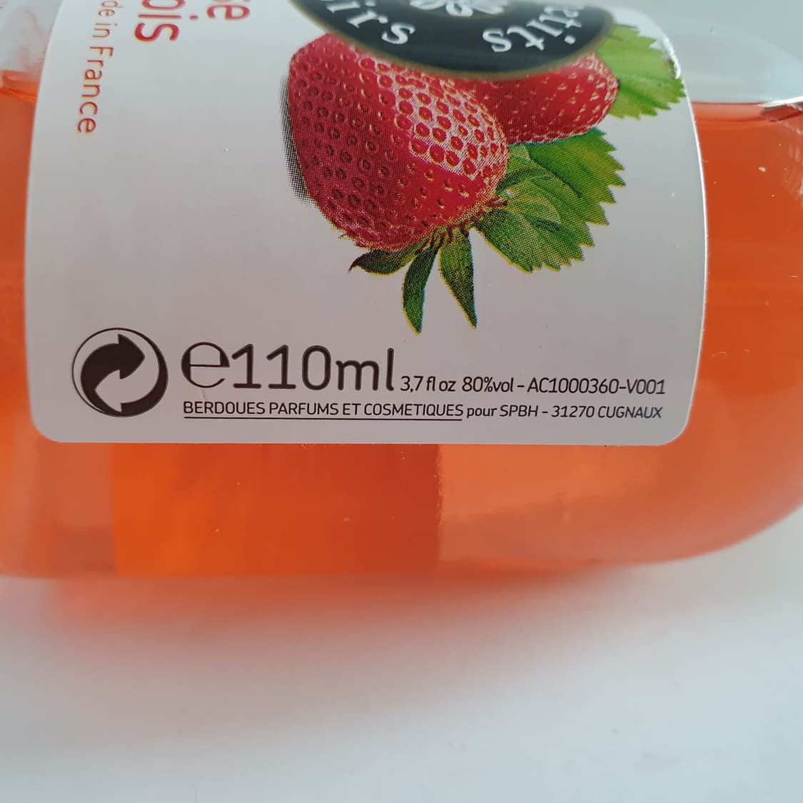 프레이즈 드 부어 르쁘띠플레져 EDT 110ml 향수 베르두 딸기 스트로 상품이미지2