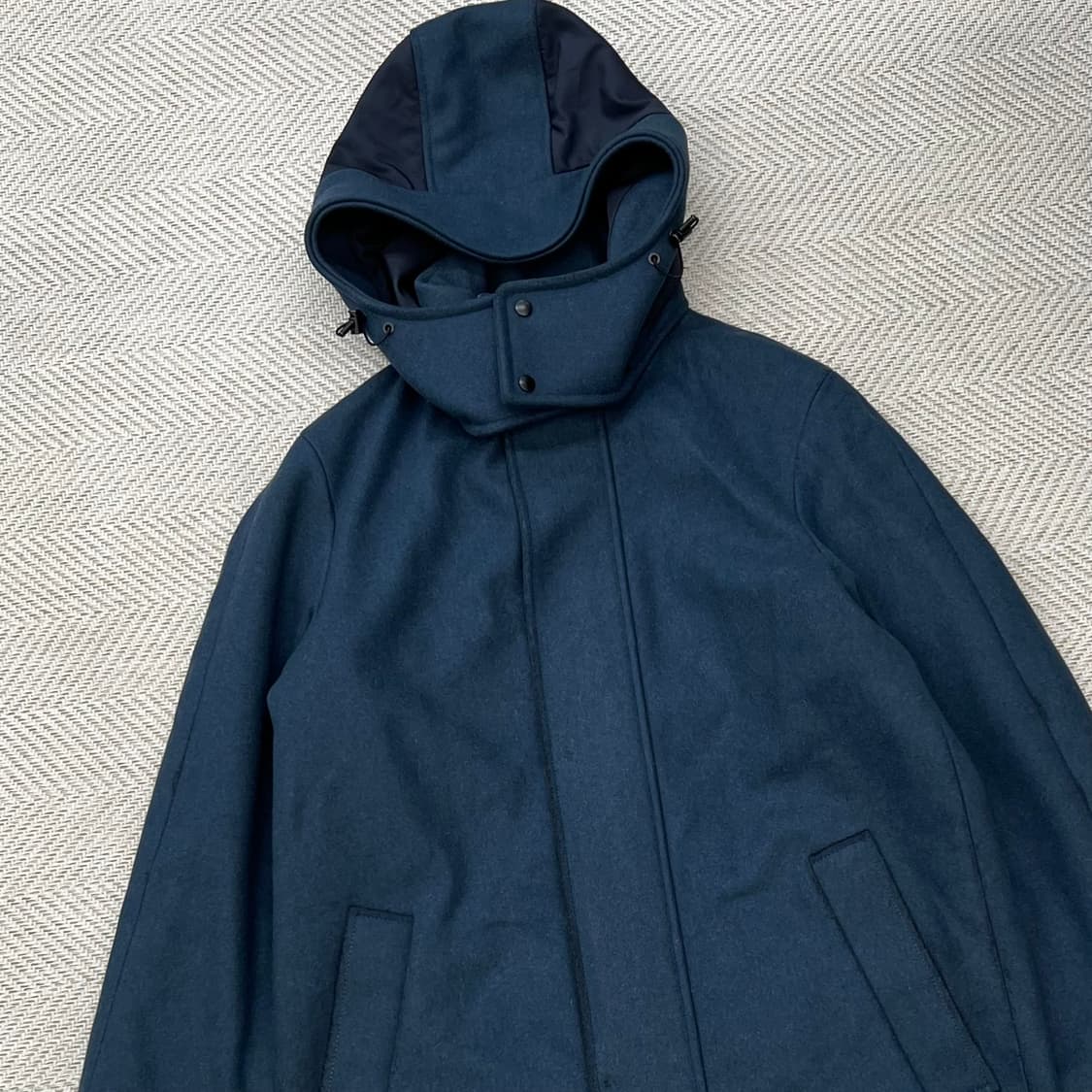 솔리드 옴므 울 후드 코트 r2571 상품이미지3