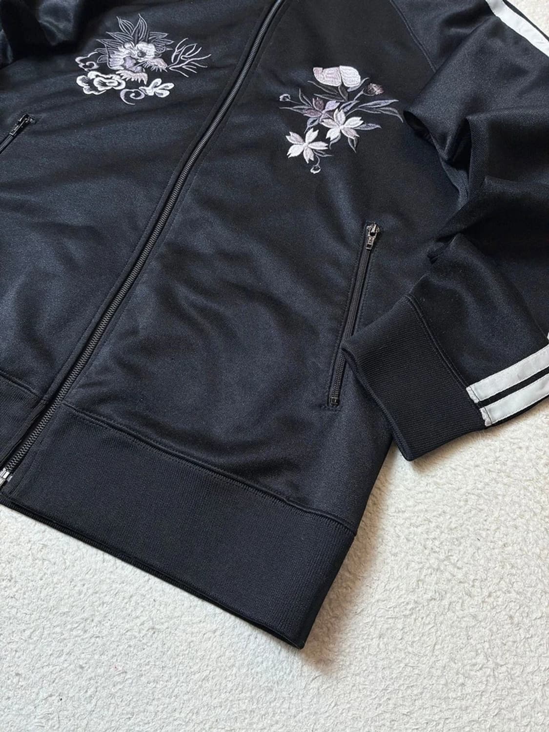 타케오키쿠치 00's 재팬 공작 자수 스카쟌 집업 PN6628    상품이미지7