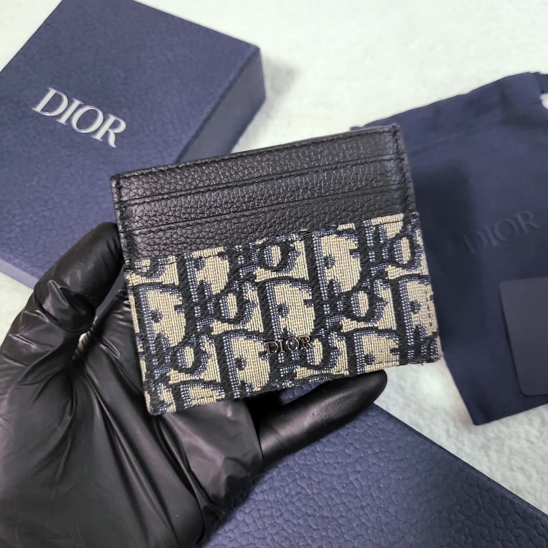 [새상품급/풀구성] 디올 오블리크 카드홀더 카드지갑  상품이미지2