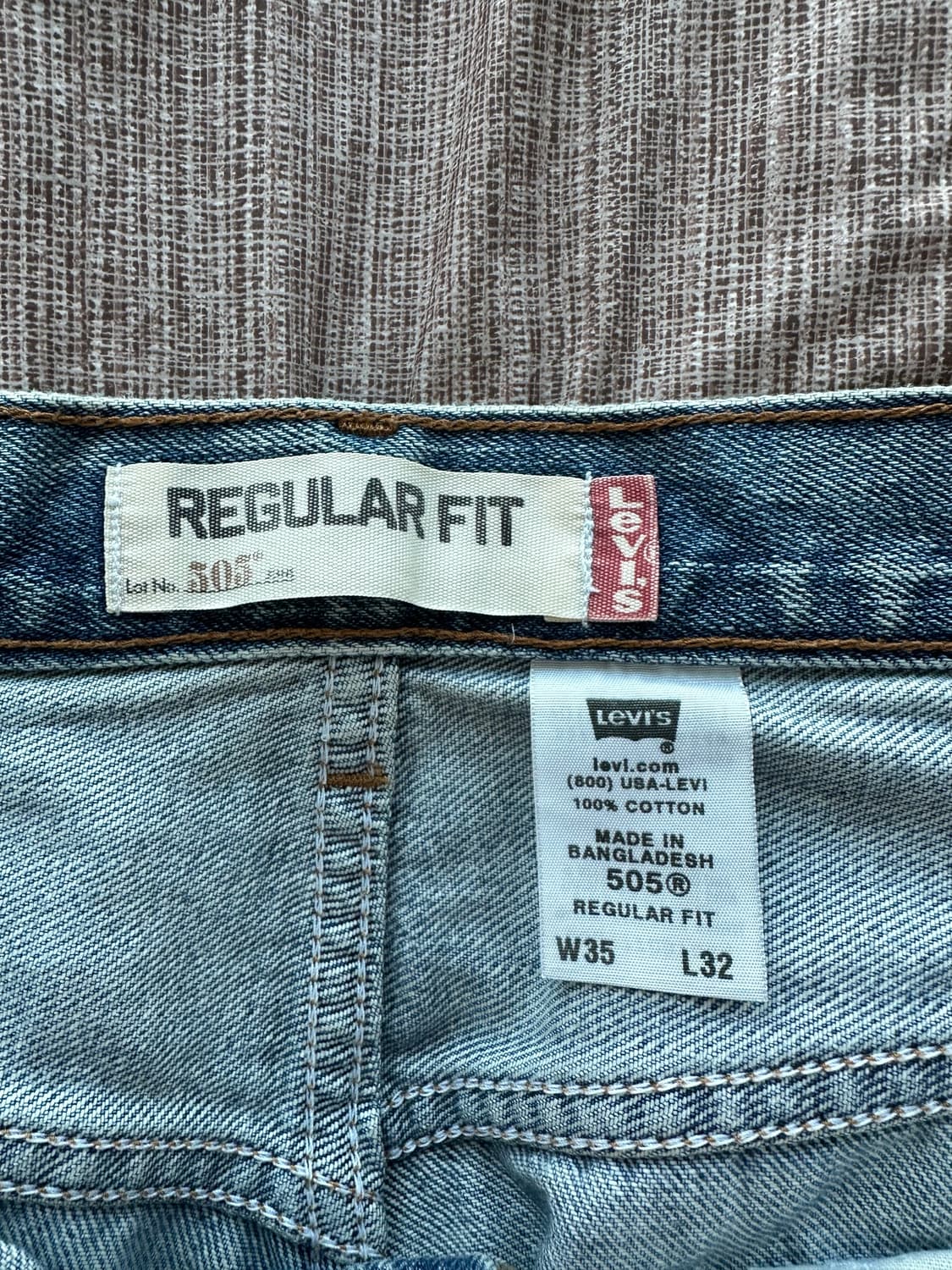 빈티지 리바이스 505 레귤러 핏 데님 상품이미지4