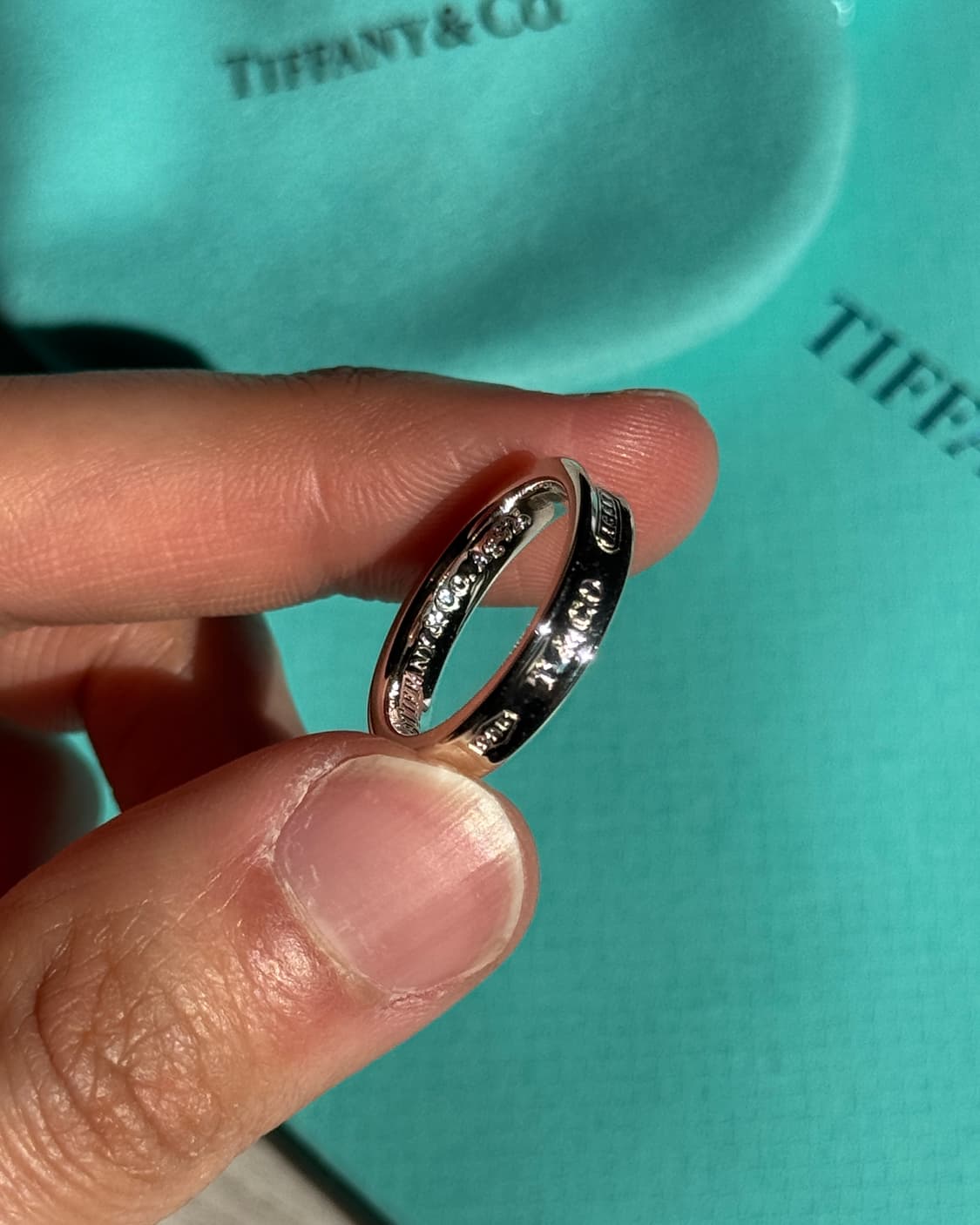 티파니앤코 1837 링 네로우 실버 6.5 상품이미지3