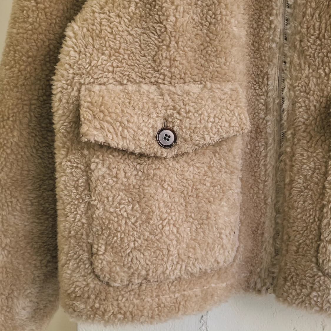 Carol 양털 숏무스탕 상품이미지4