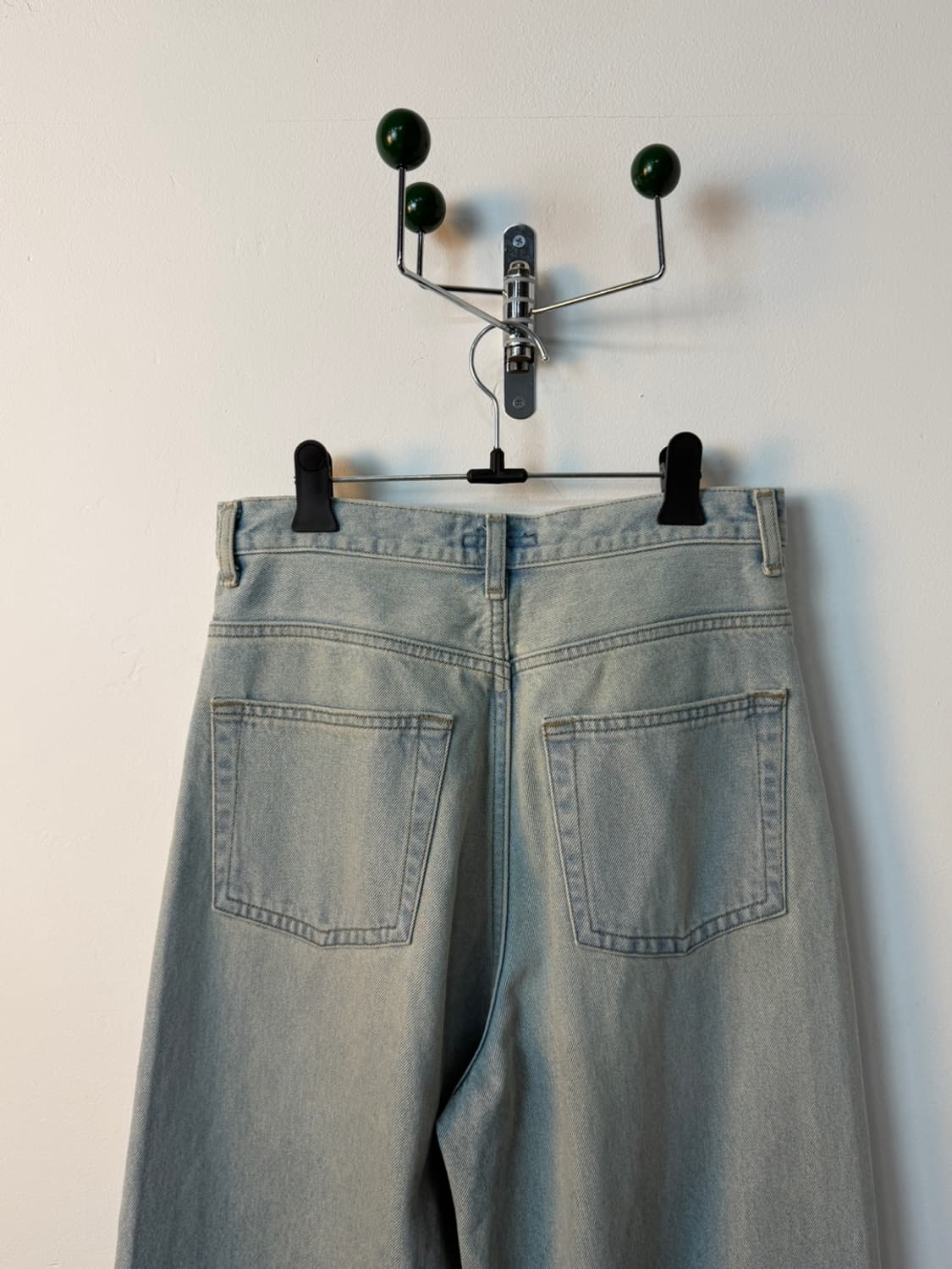 스튜디오스 세미 플레어 다이드 데님 팬츠 상품이미지5