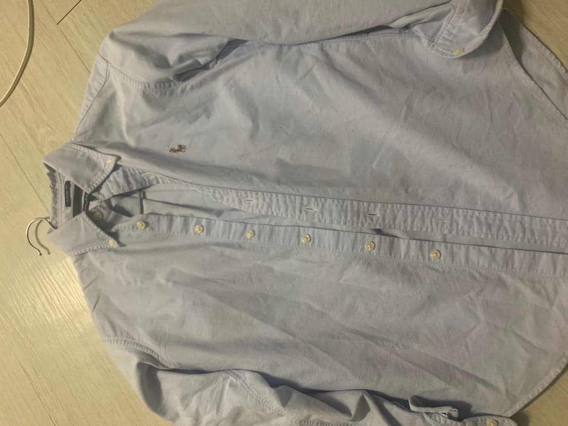 폴로 랄프로렌 클래식핏 하늘색 셔츠 상품이미지3