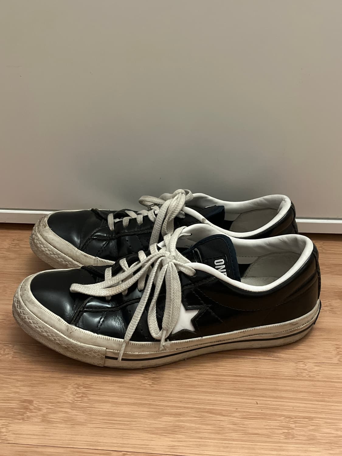 컨버스 원스타 로우 블랙 245 상품이미지2