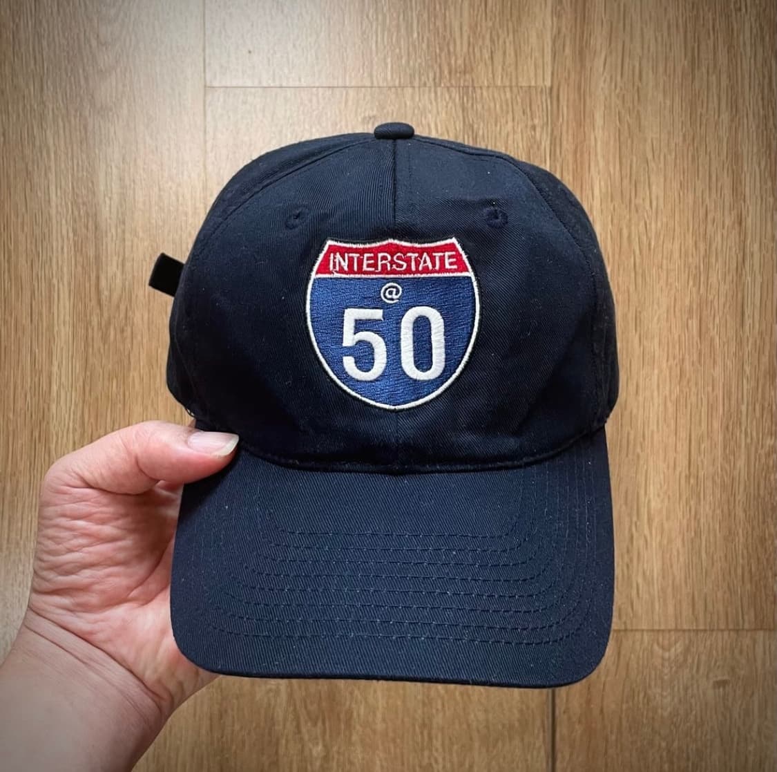 USA Route 50 패치 빈티지 볼캡 모자 상품이미지1