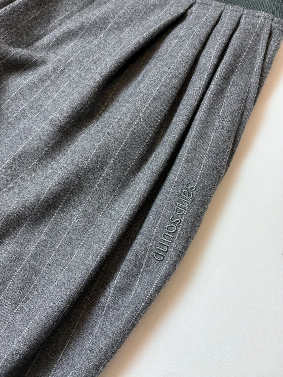 샌드사운드 24FW 3턱 와이드 스트라이프 팬츠 PN8816 상품이미지4