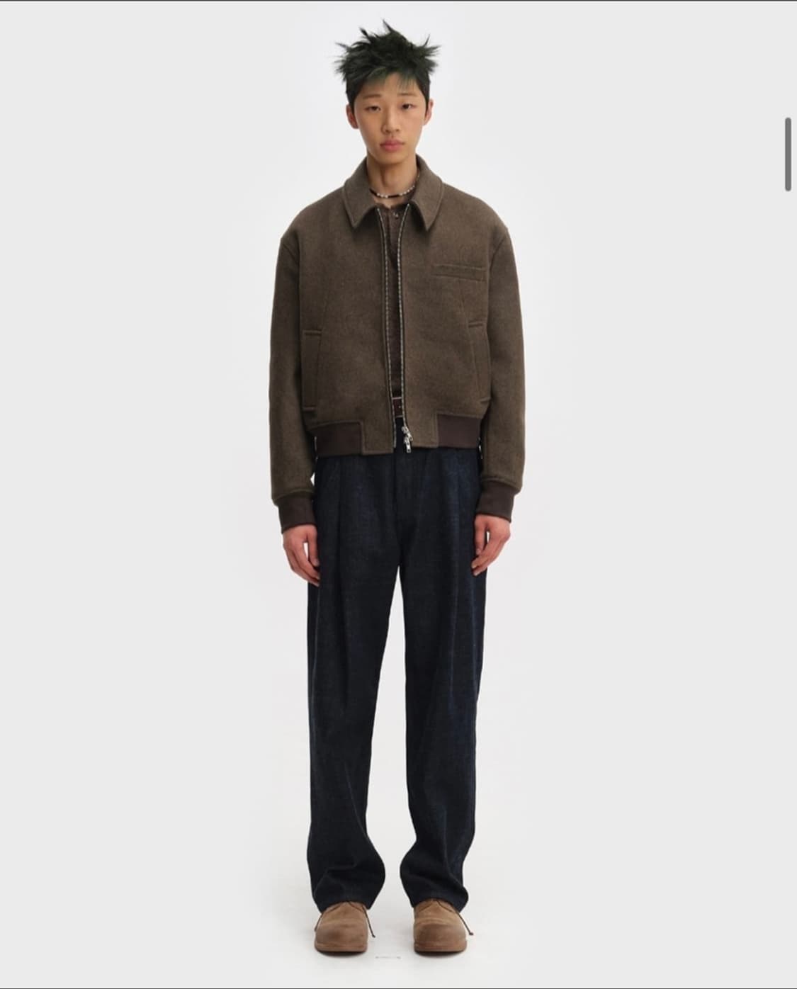 벨리에 시티트립 블루종 자켓 브라운 상품이미지1