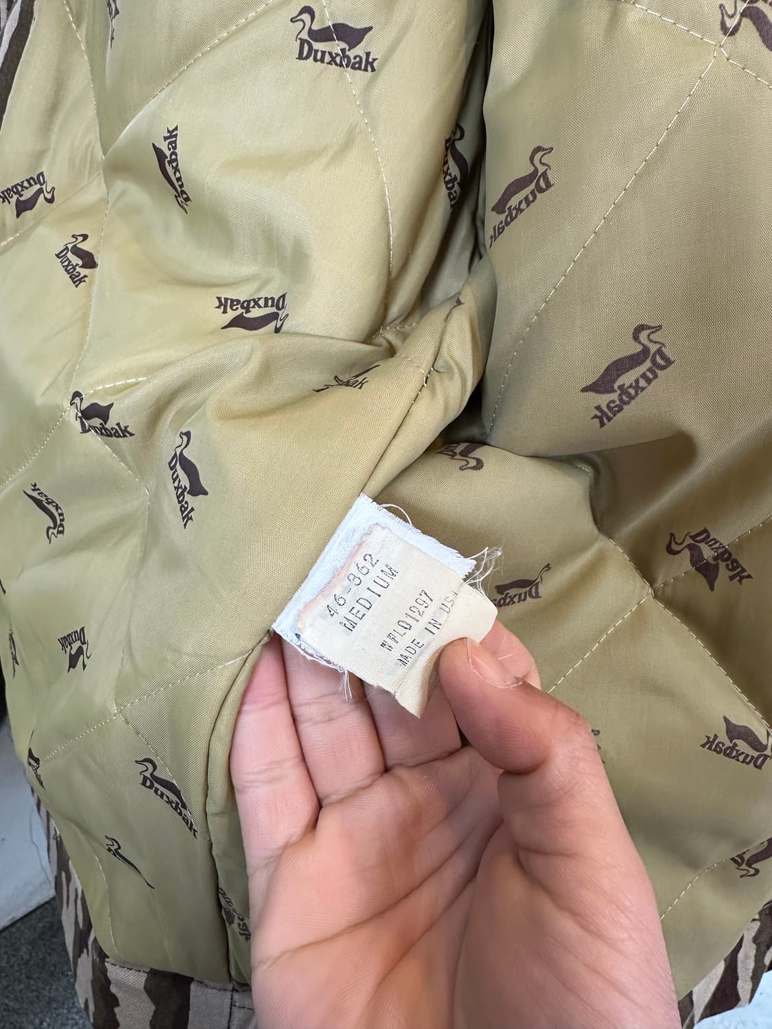 90s Duxbak 리얼트리카모 헌팅 워크 자켓 상품이미지10