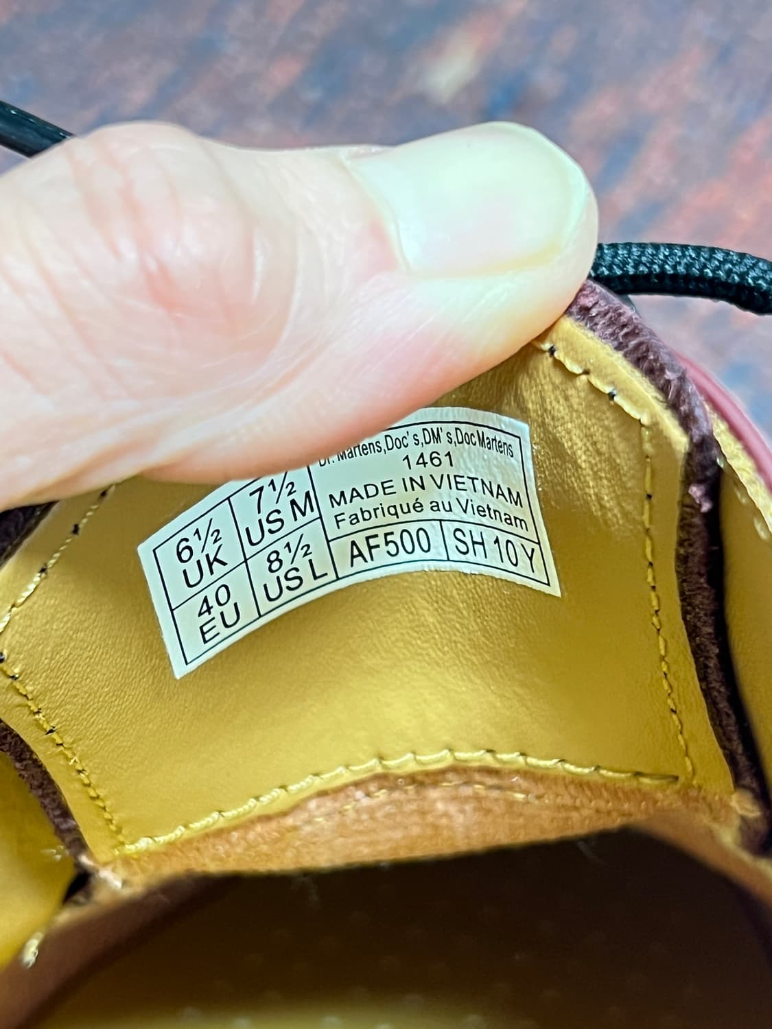 닥터마틴 1461 스무스 체리레드 3홀 로퍼 40 (255mm) 상품이미지6