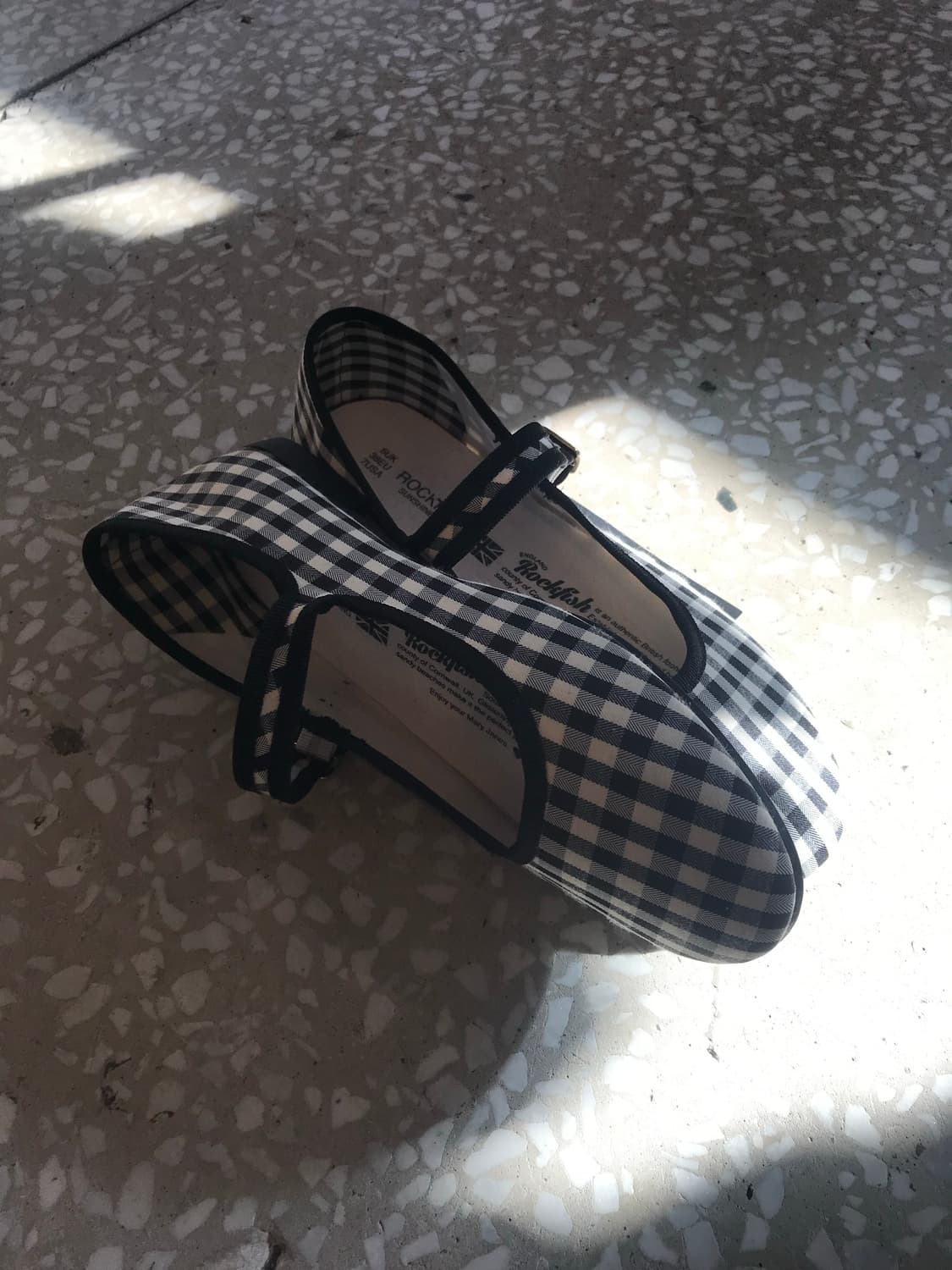 Rockfish London Check Mary Jane Flats  상품이미지3