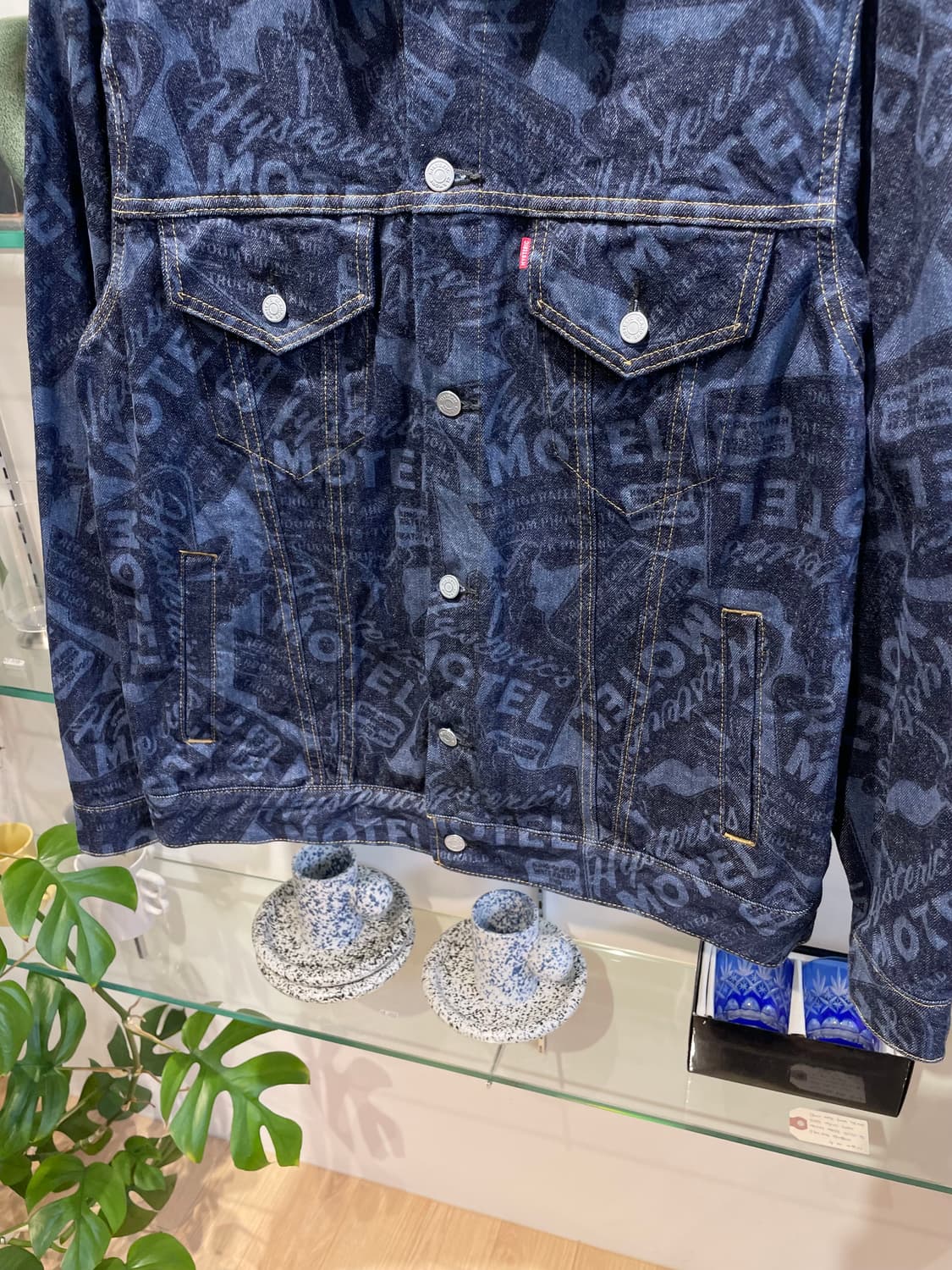 히스테릭글래머 motel denim jacket 상품이미지4