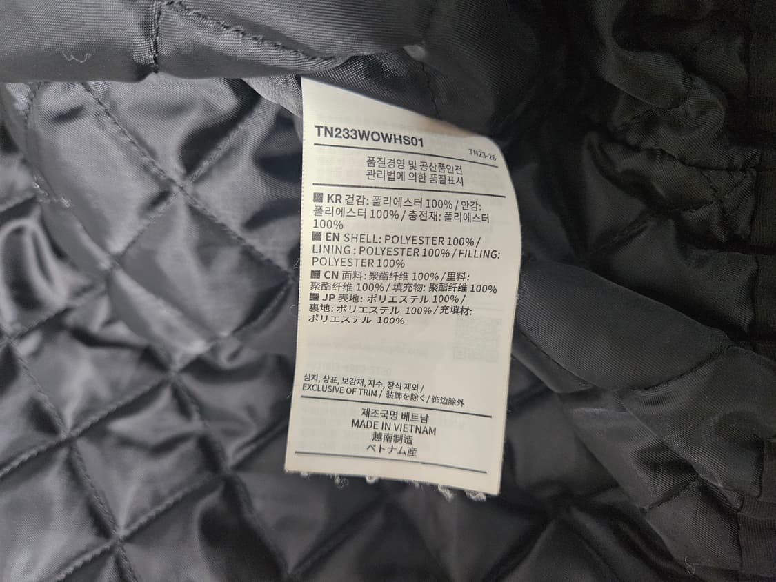 디네댓 봄버 자켓 블랙 S 상품이미지5