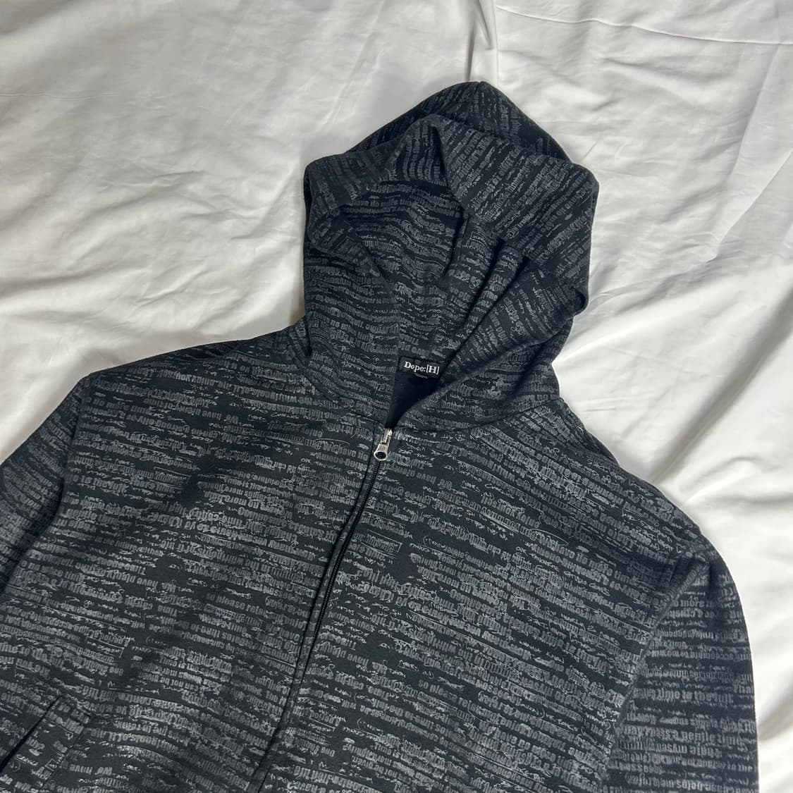 [JPN] Dope:H 펑크 레터링 패턴 후드집업 상품이미지2