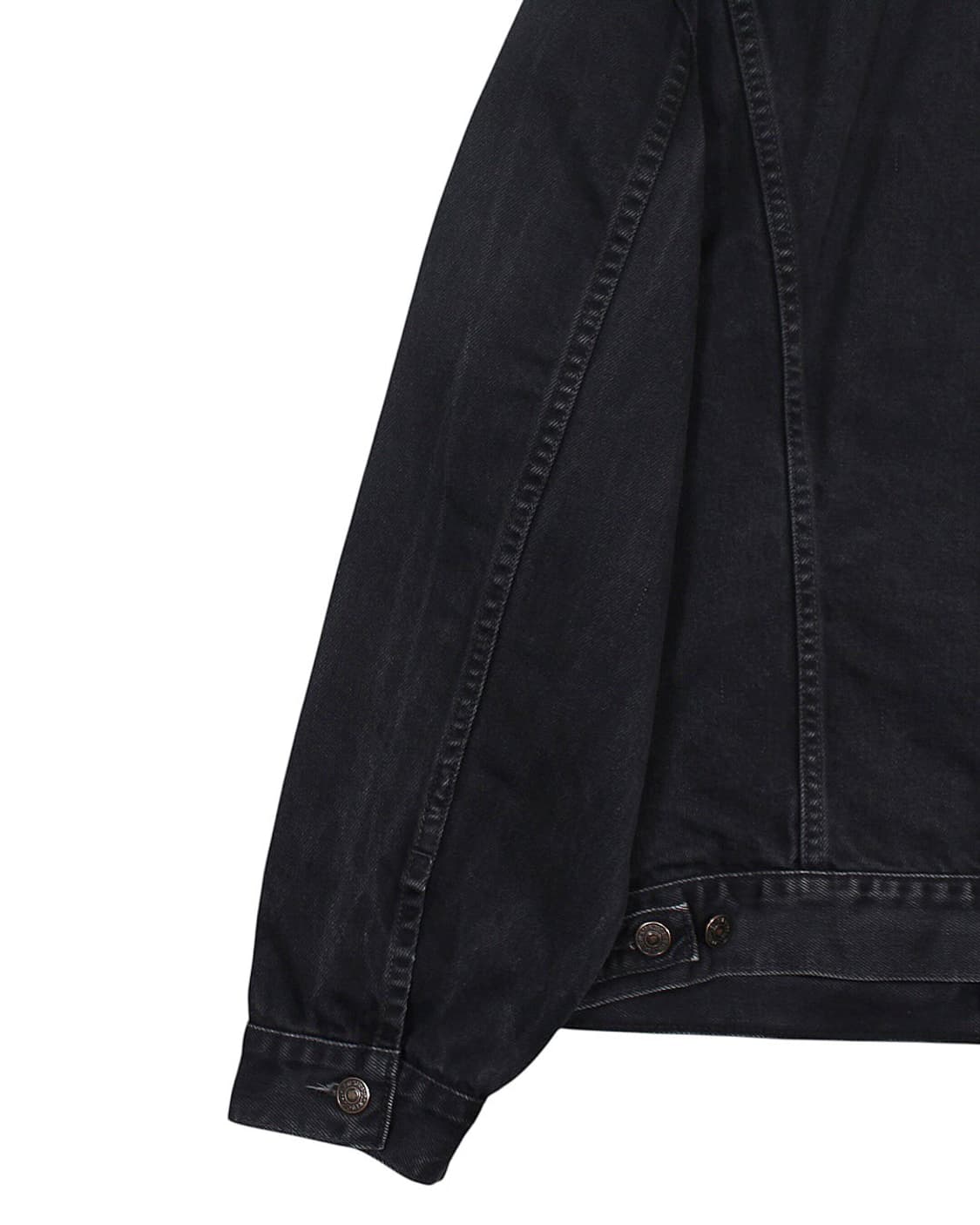 1995 유로 리바이스 70503-0285 블랙 데님 트러커 자켓 빈티지 상품이미지9